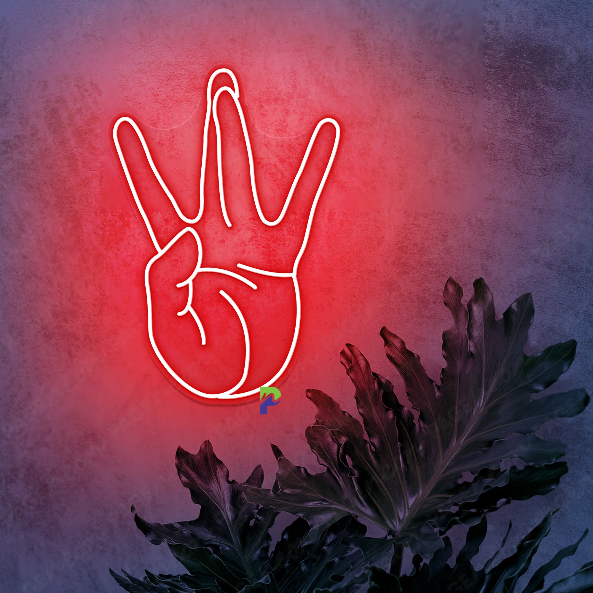 West Side Neon Sign Hand Sign Led Light