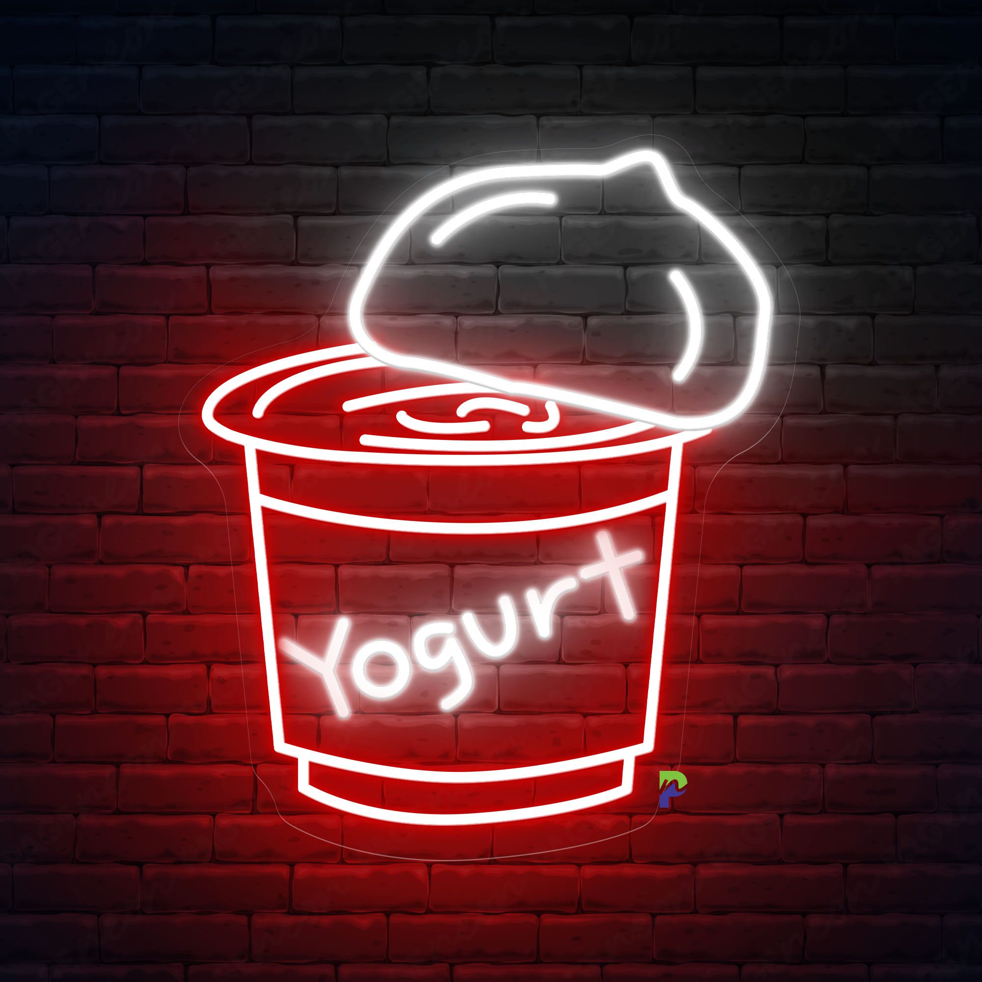 Yogurt Neon Sign Led Light For Business