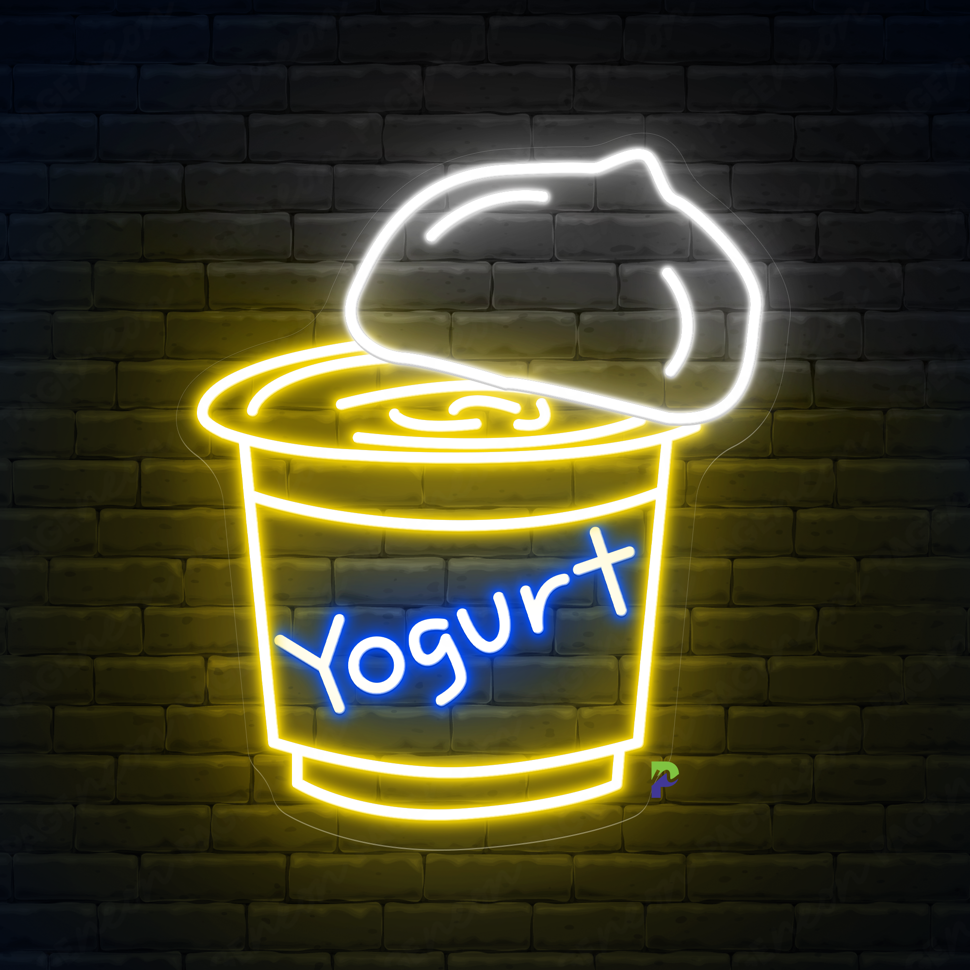 Yogurt Neon Sign Led Light For Business