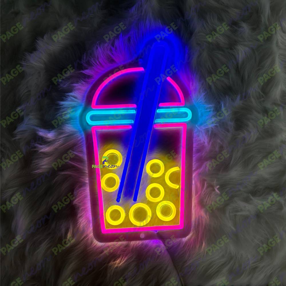 Boba Neon Sign Coffee Led Light for Cafe