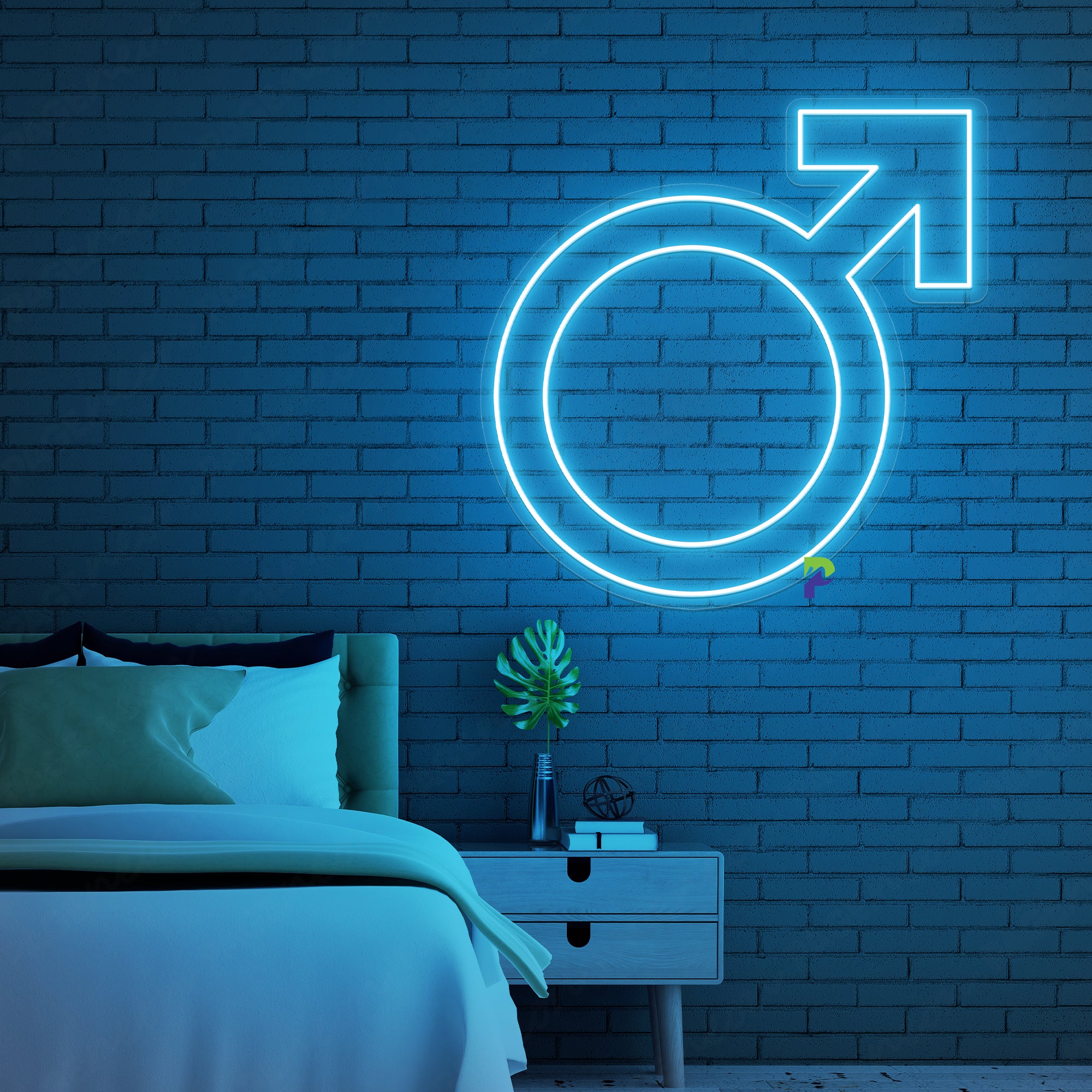 Boy Neon Sign Blue Aesthetic Led Light
