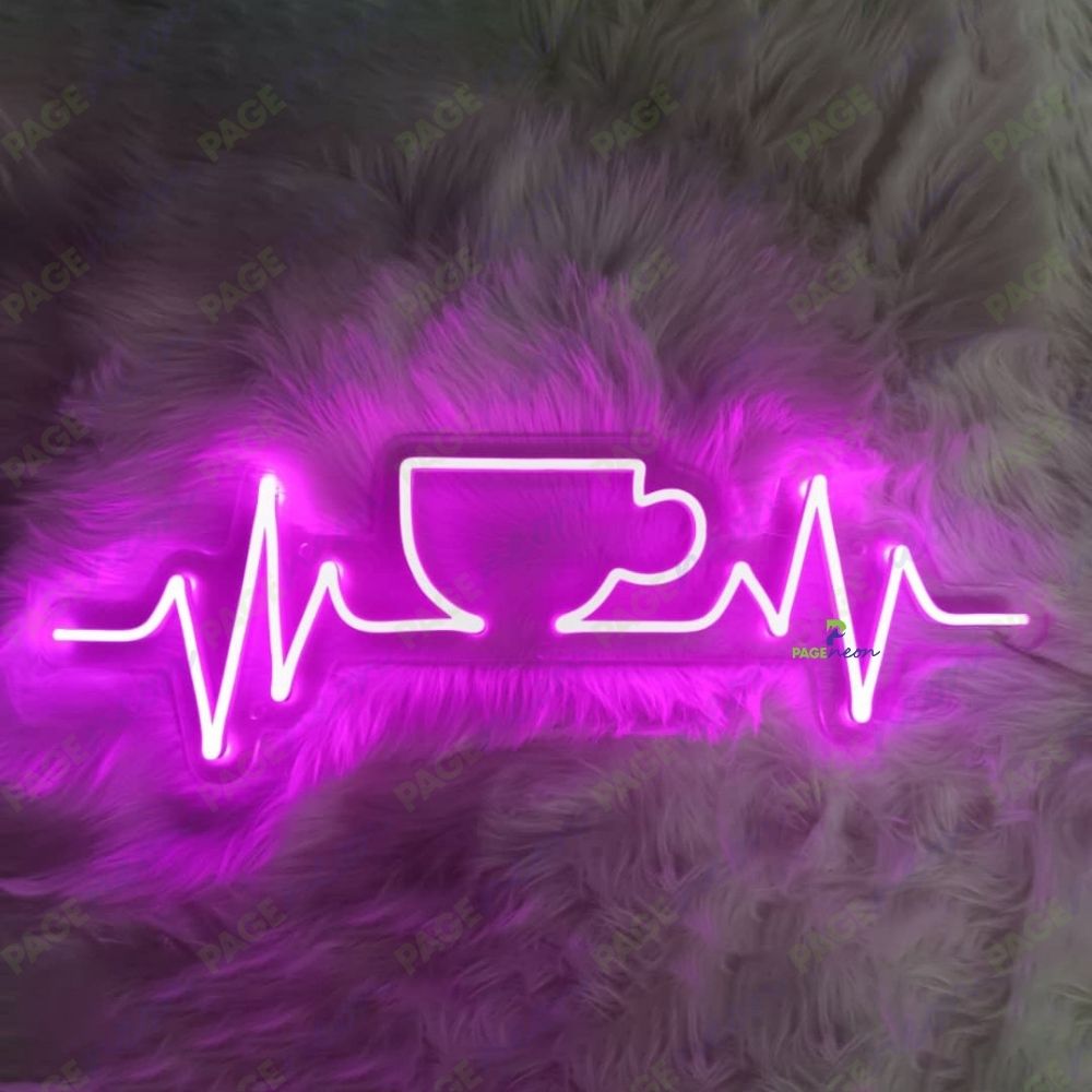Coffee Cup Neon Sign Cafe Led Light