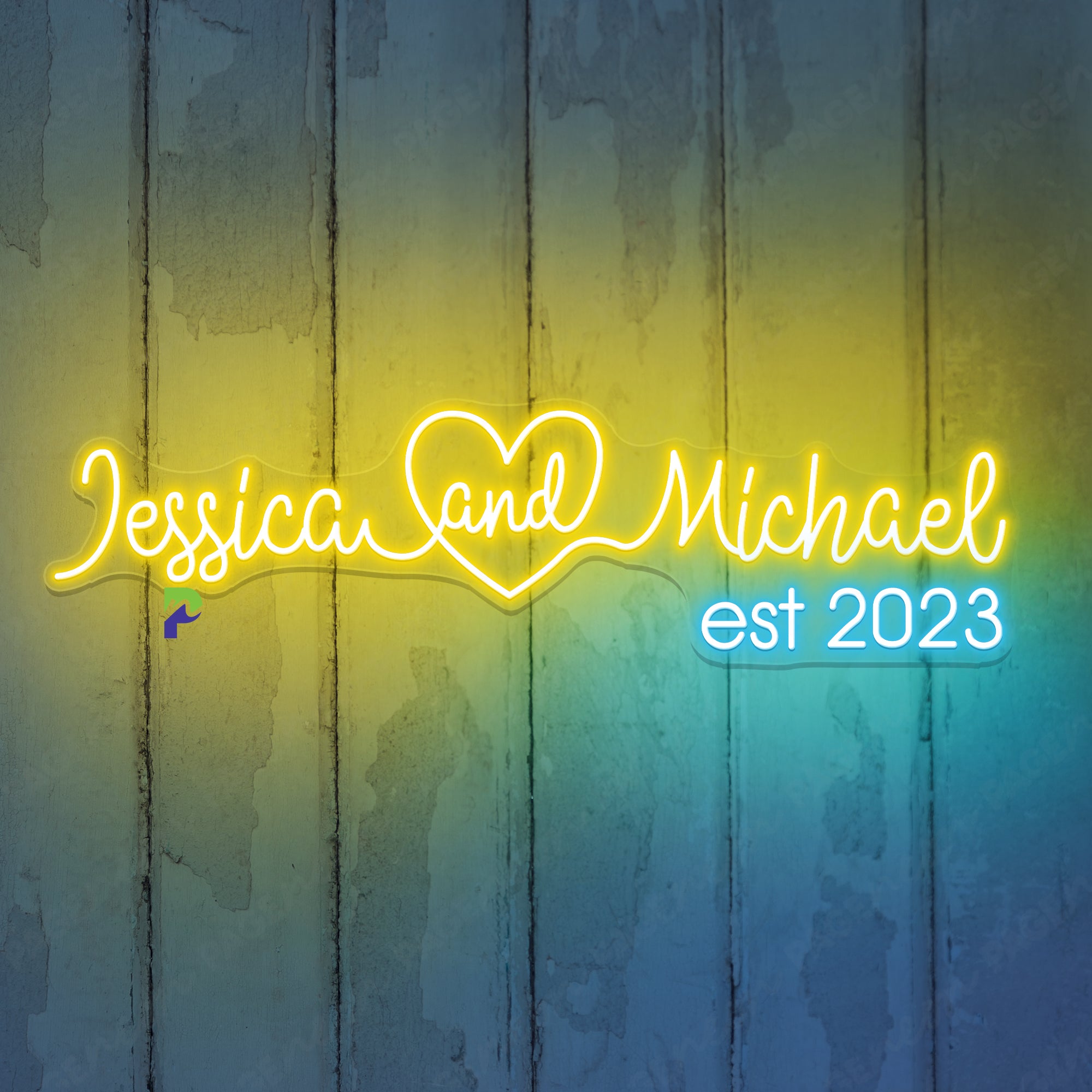 Custom Name Neon Sign For Couple Valentine Led Light