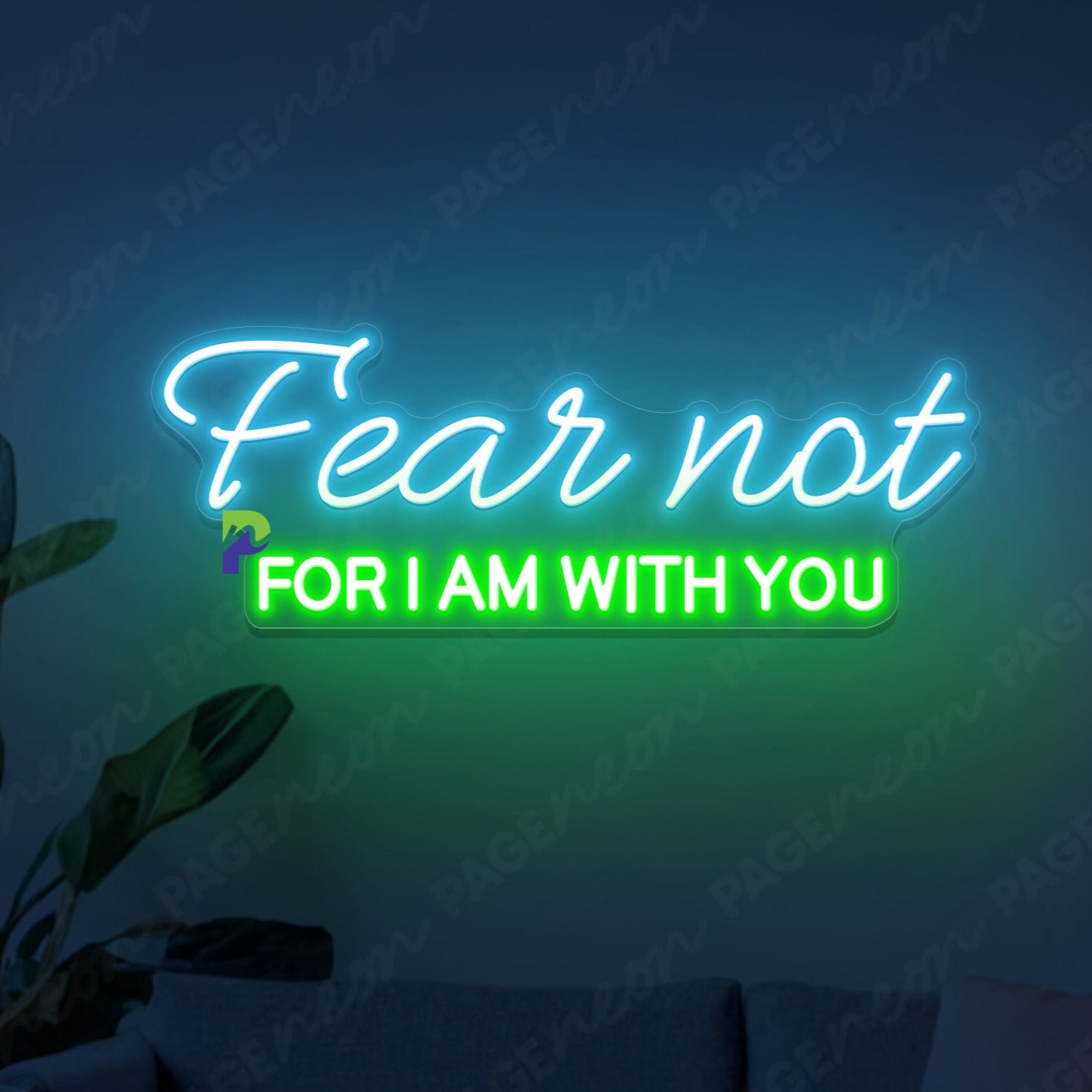 Fear Not For I Am With You Neon Sign Led Light