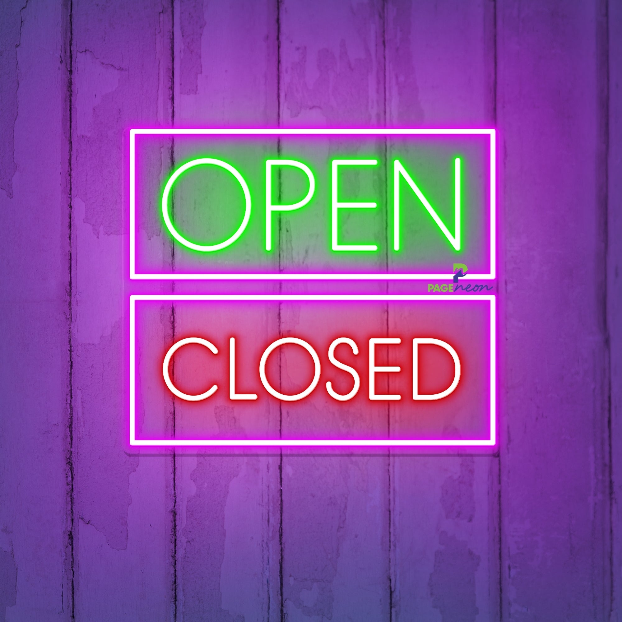 Open Closed Neon Sign Led Light For Business