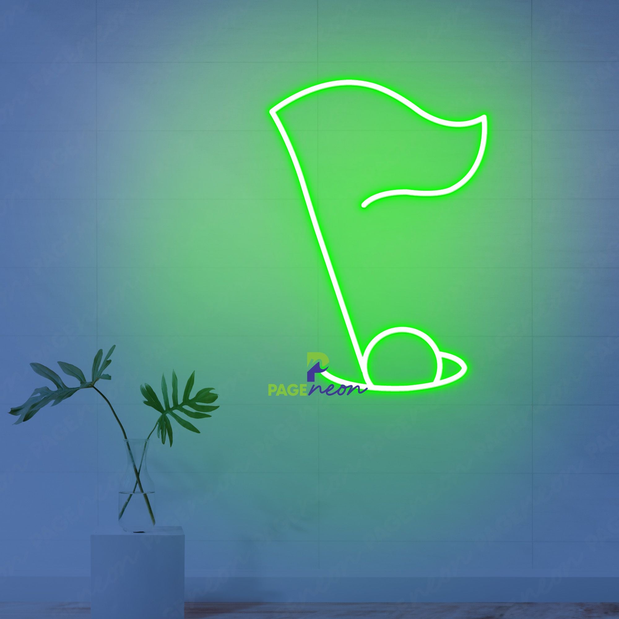 Golf Neon Sign Sporty Led Light