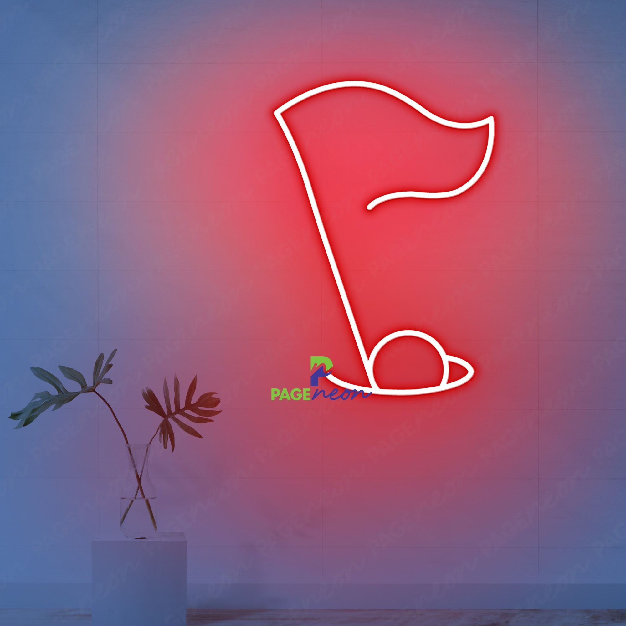 Golf Neon Sign Sporty Led Light
