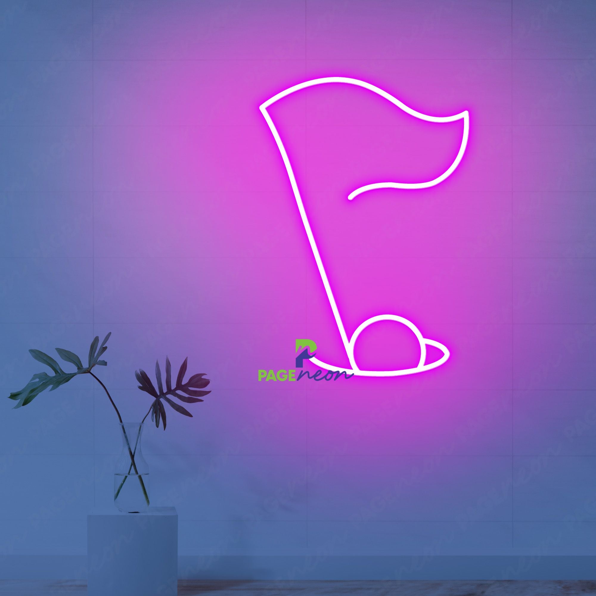 Golf Neon Sign Sporty Led Light