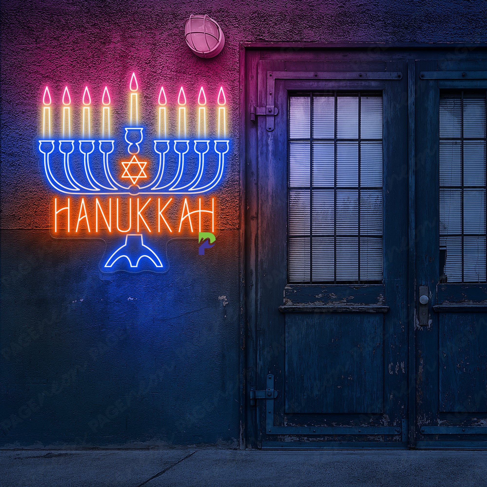 Hanukkah Neon Sign Led Light