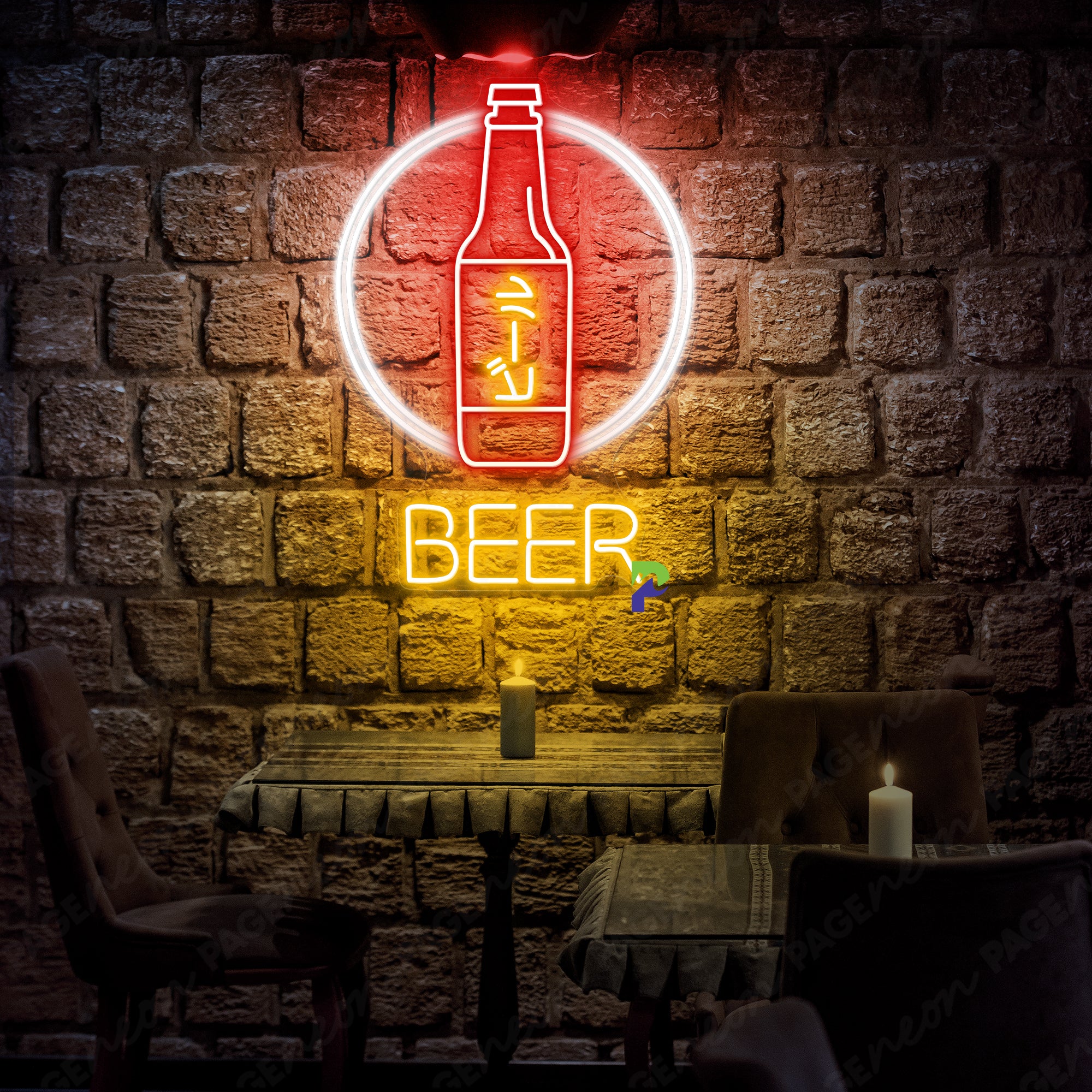 Japanese Beer Neon Sign Led Light For Pub