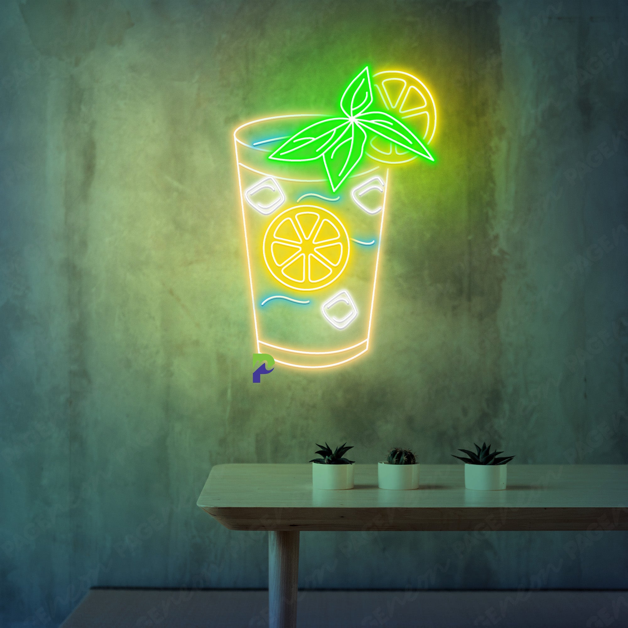 Neon Mojito Bar Sign Drinking Led Light