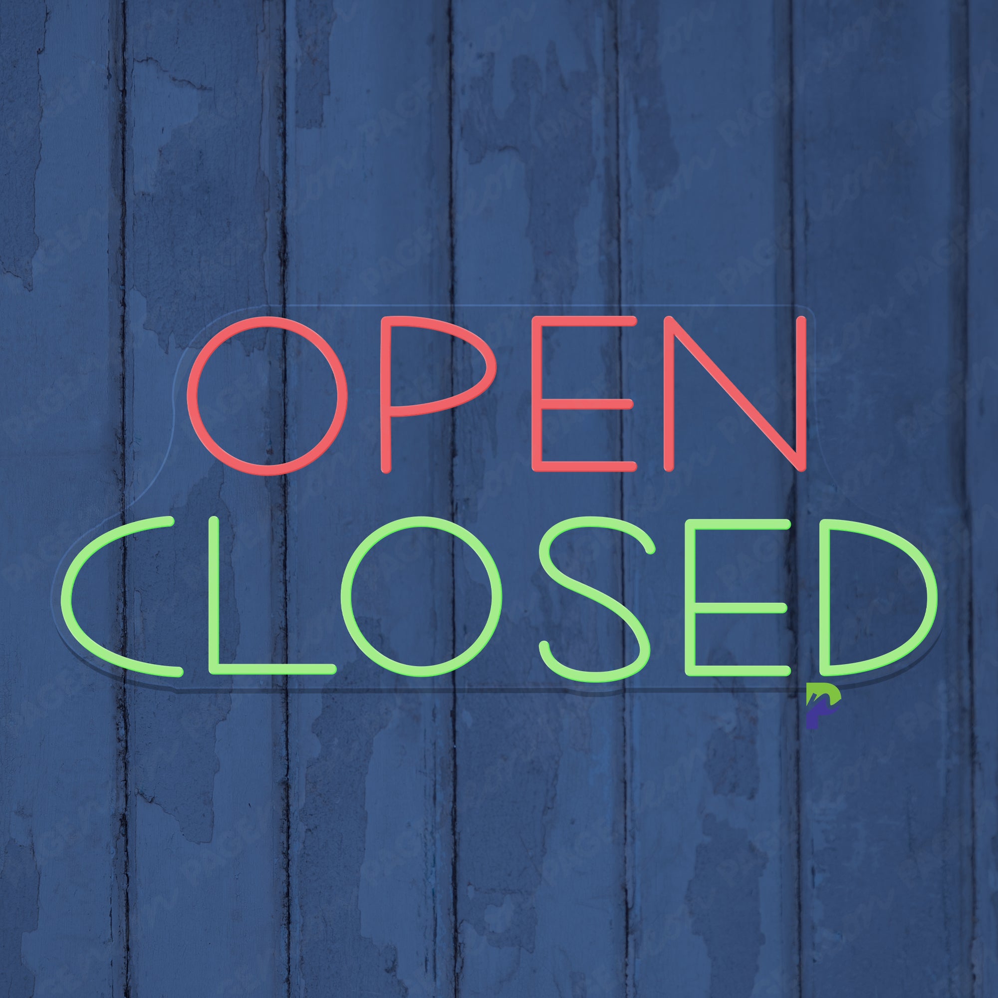 Basic Open Closed Neon Sign Business Led Light