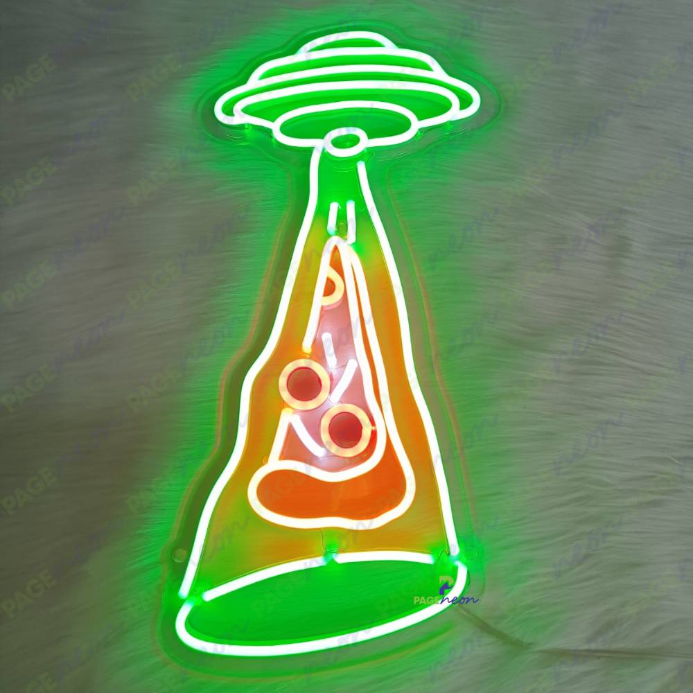 Neon Pizza Sign Pizza Slice Food Led Light