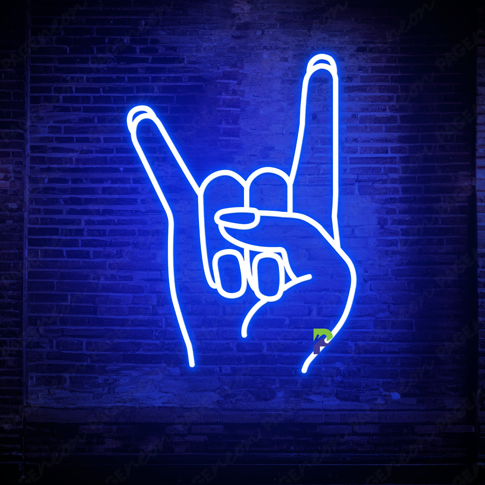 Rock And Roll Neon Sign Led Light For Man Cave