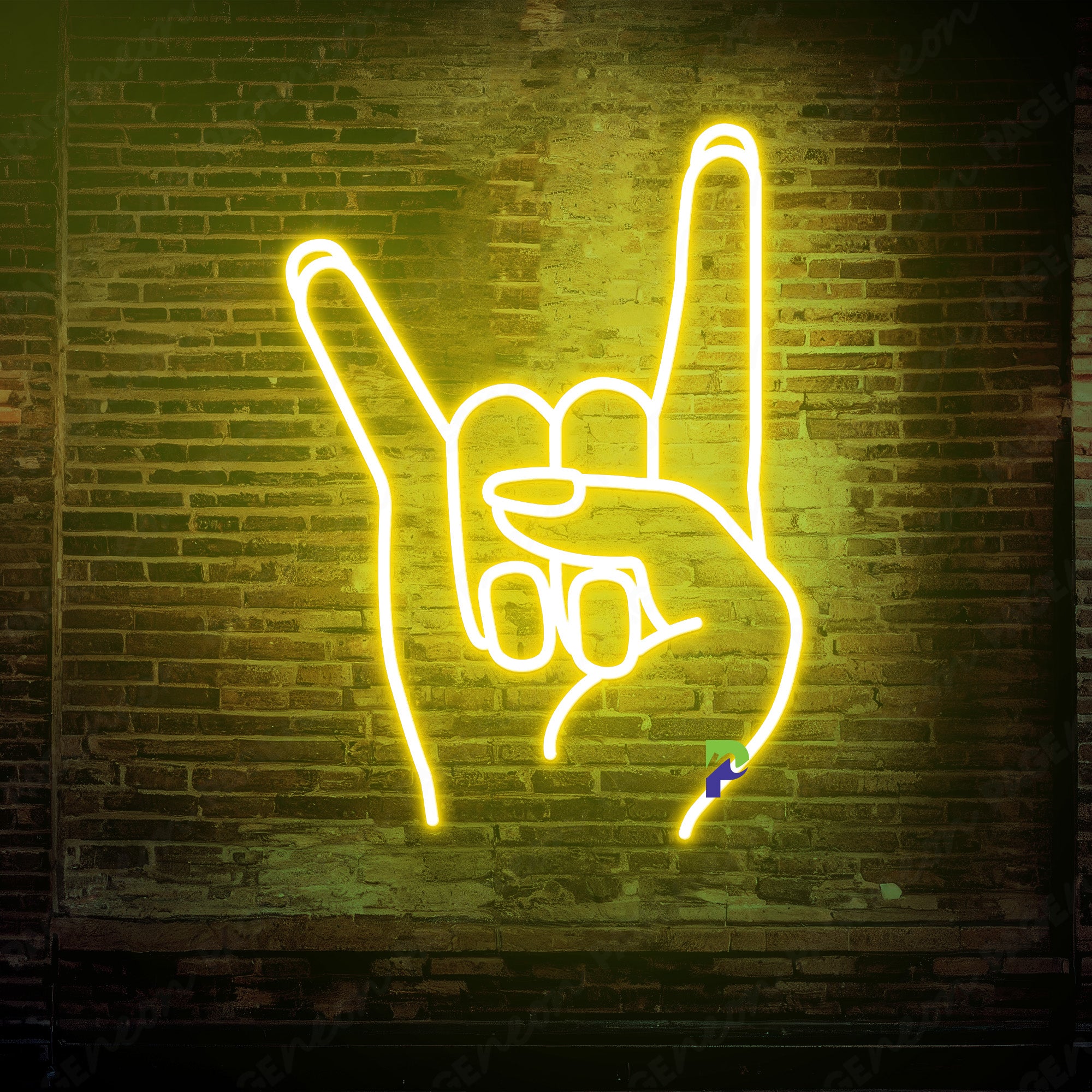 Rock And Roll Neon Sign Led Light For Man Cave
