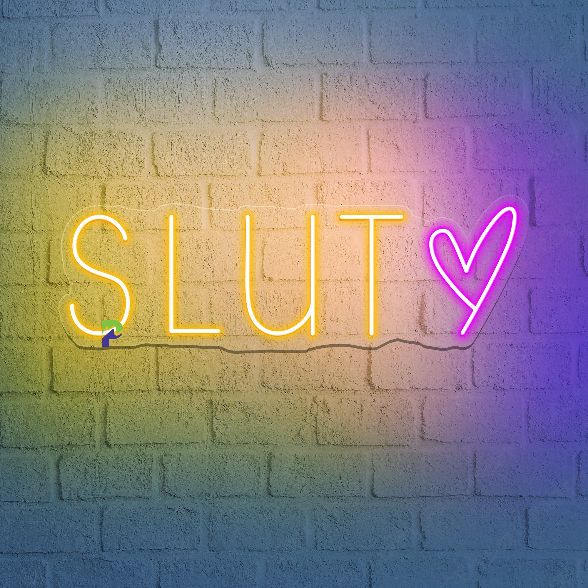 Slut Neon Sign Man Cave Neon Sign