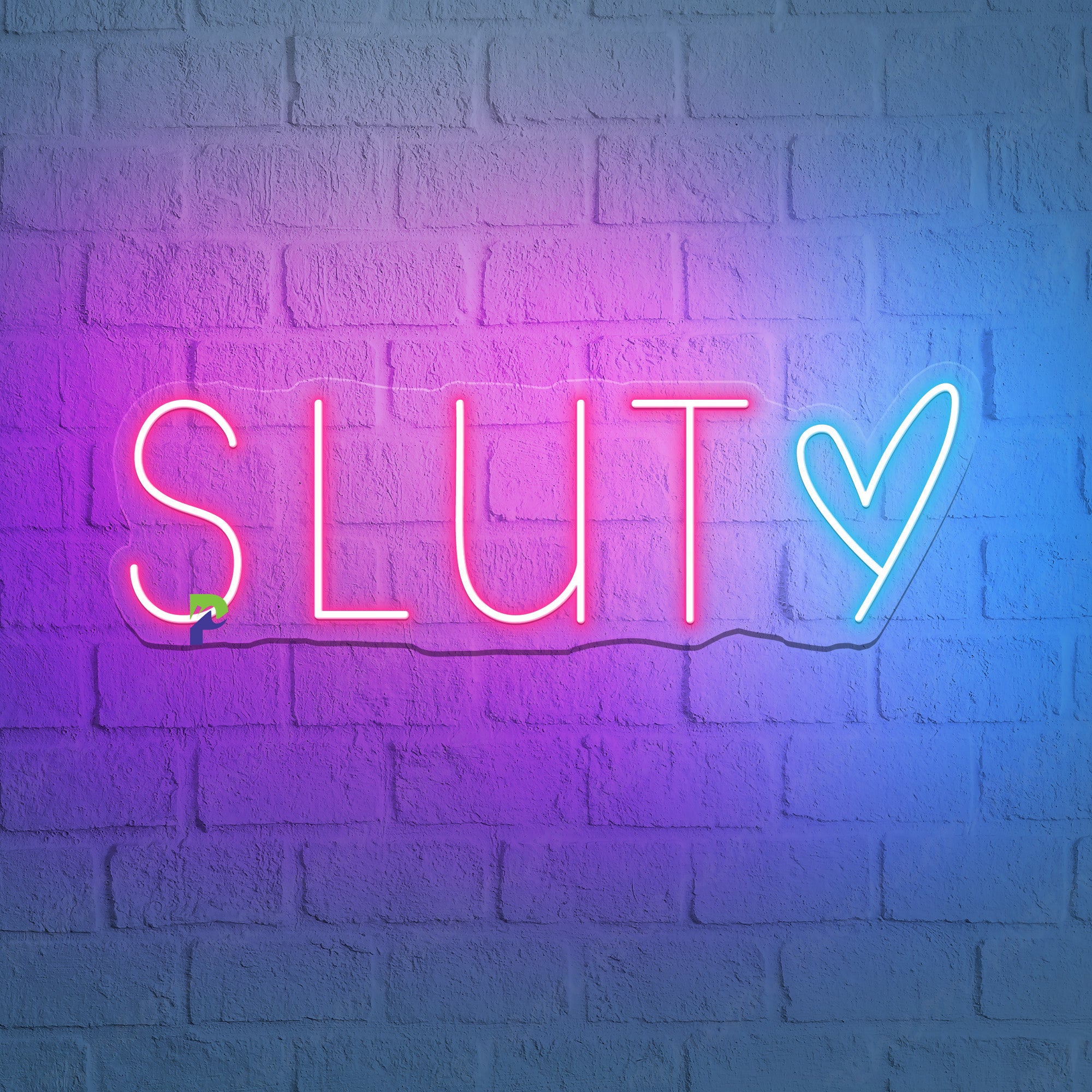 Slut Neon Sign Man Cave Neon Sign