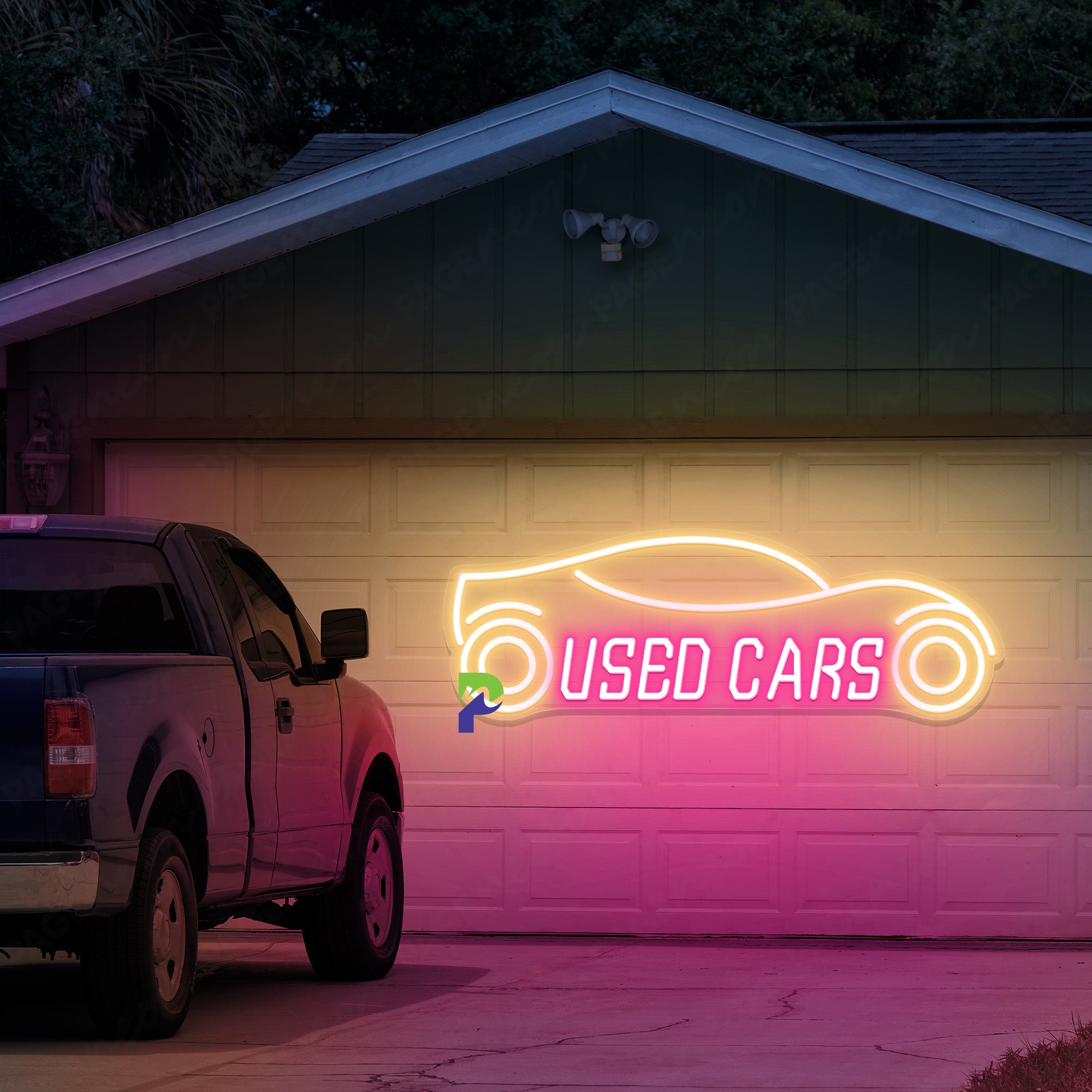 Used Cars Neon Sign Led Light For Garage