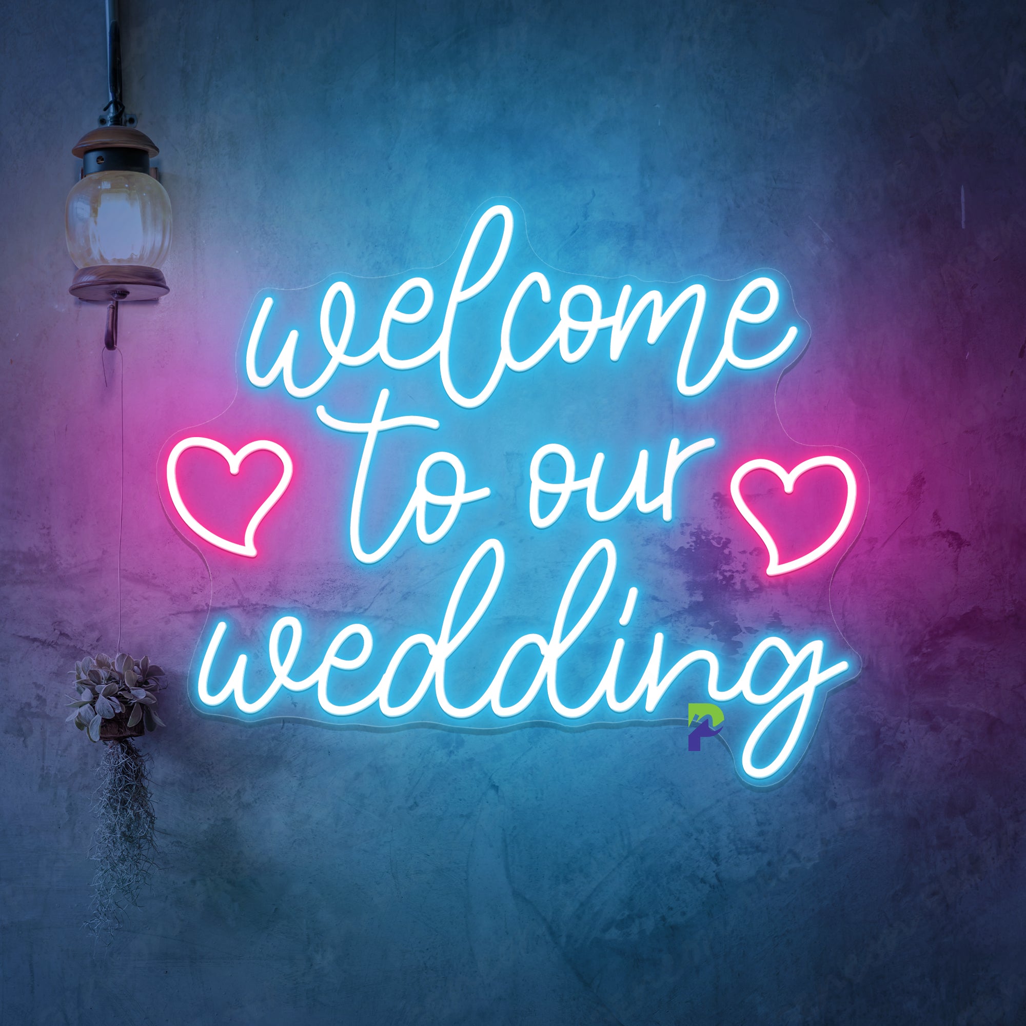 Welcome To Our Wedding Neon Sign Led Light For Wedding