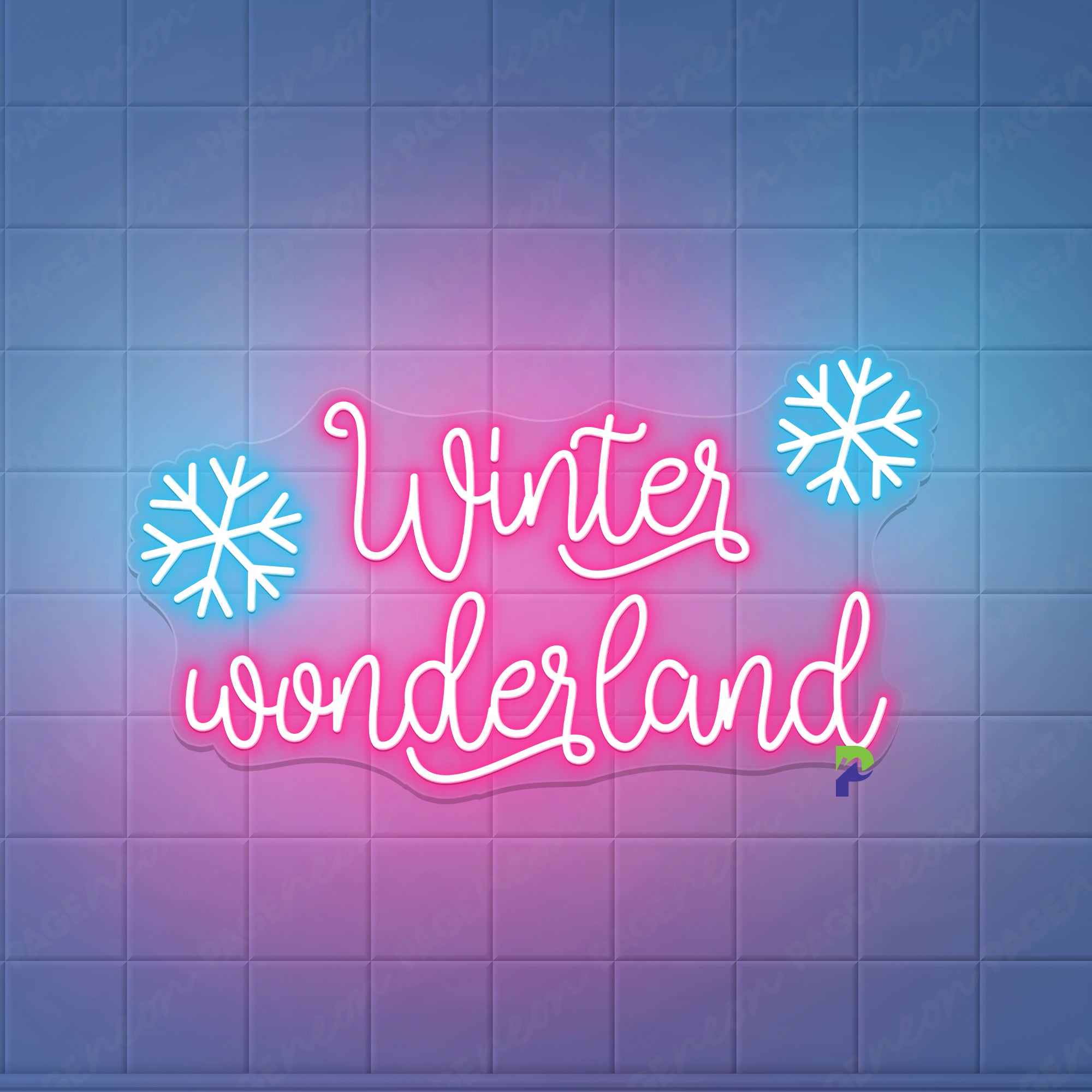 Winter Wonderland Neon Sign Led Light For Inspirational