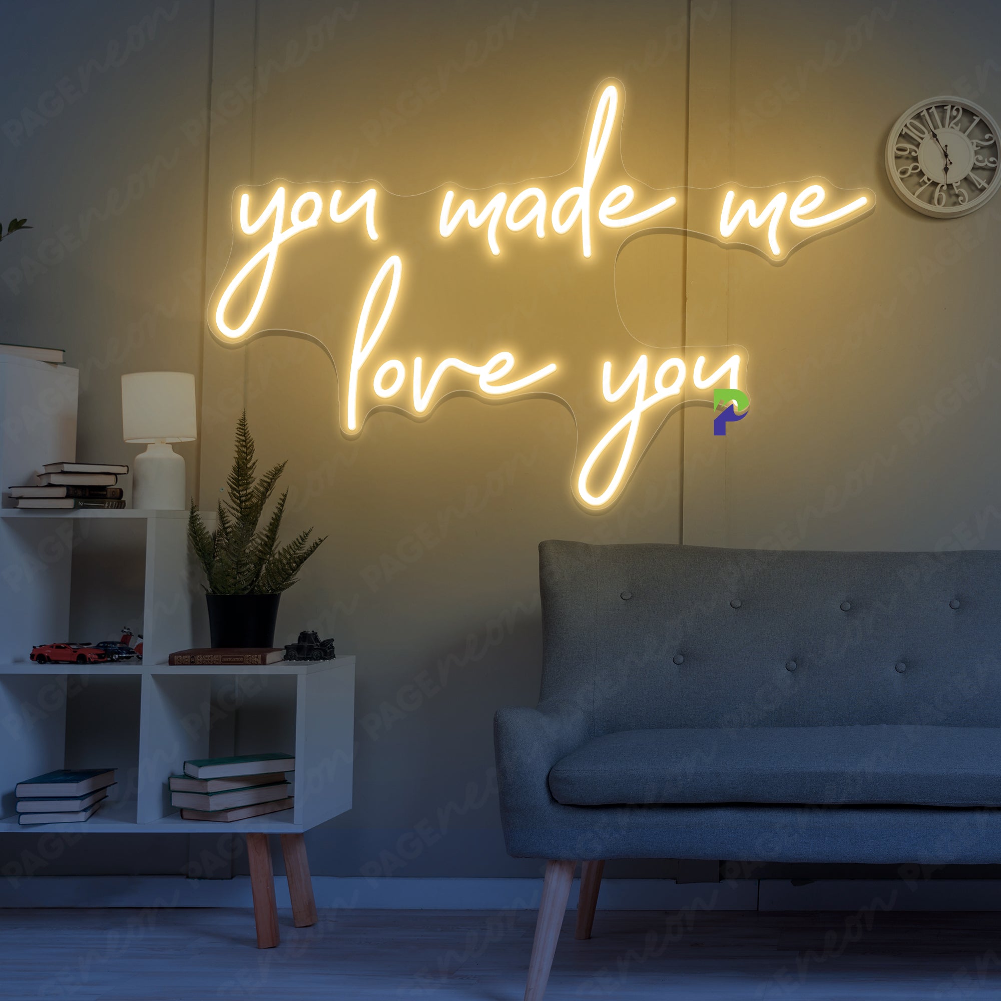 Neon You Made Me Love You Sign Led Light