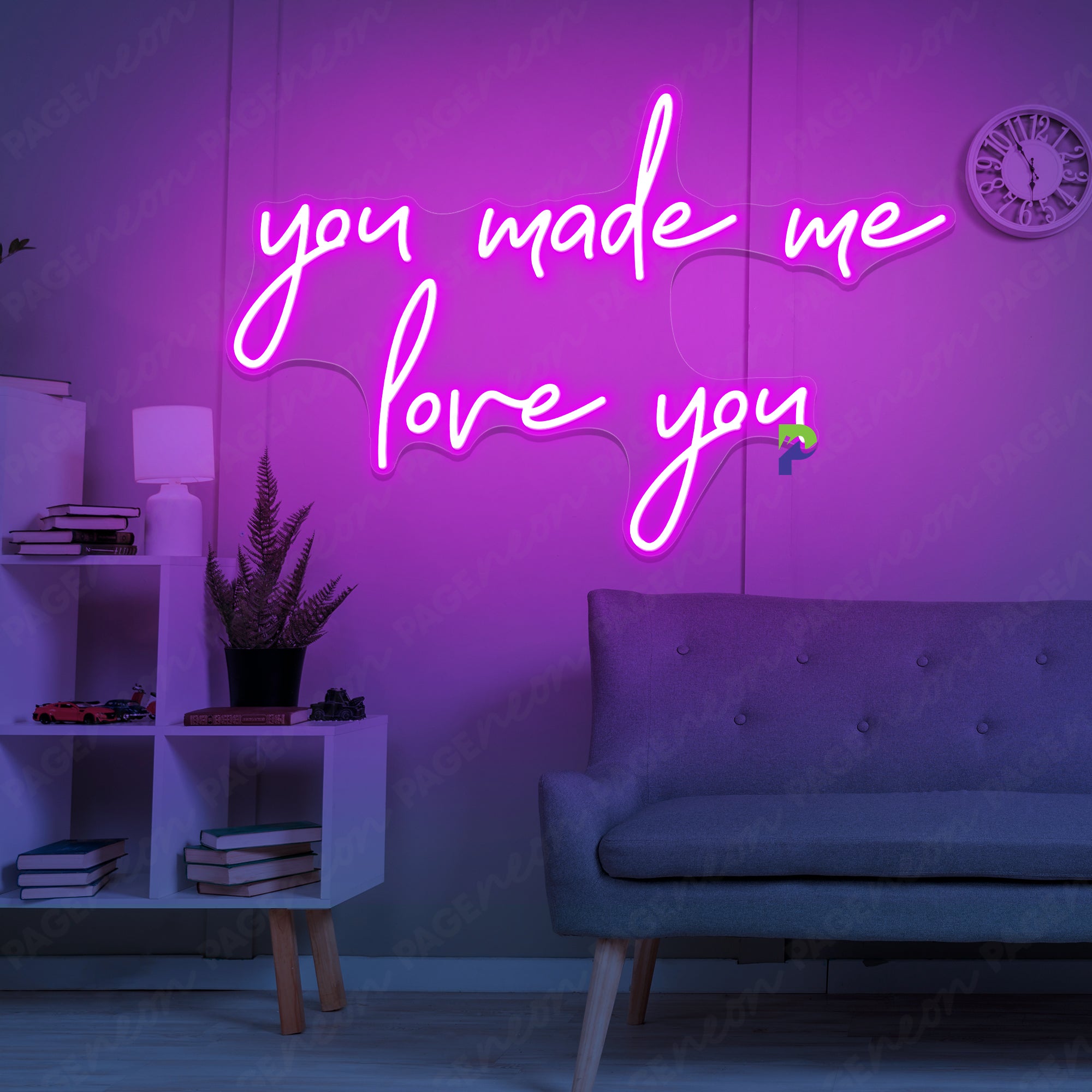 Neon You Made Me Love You Sign Led Light