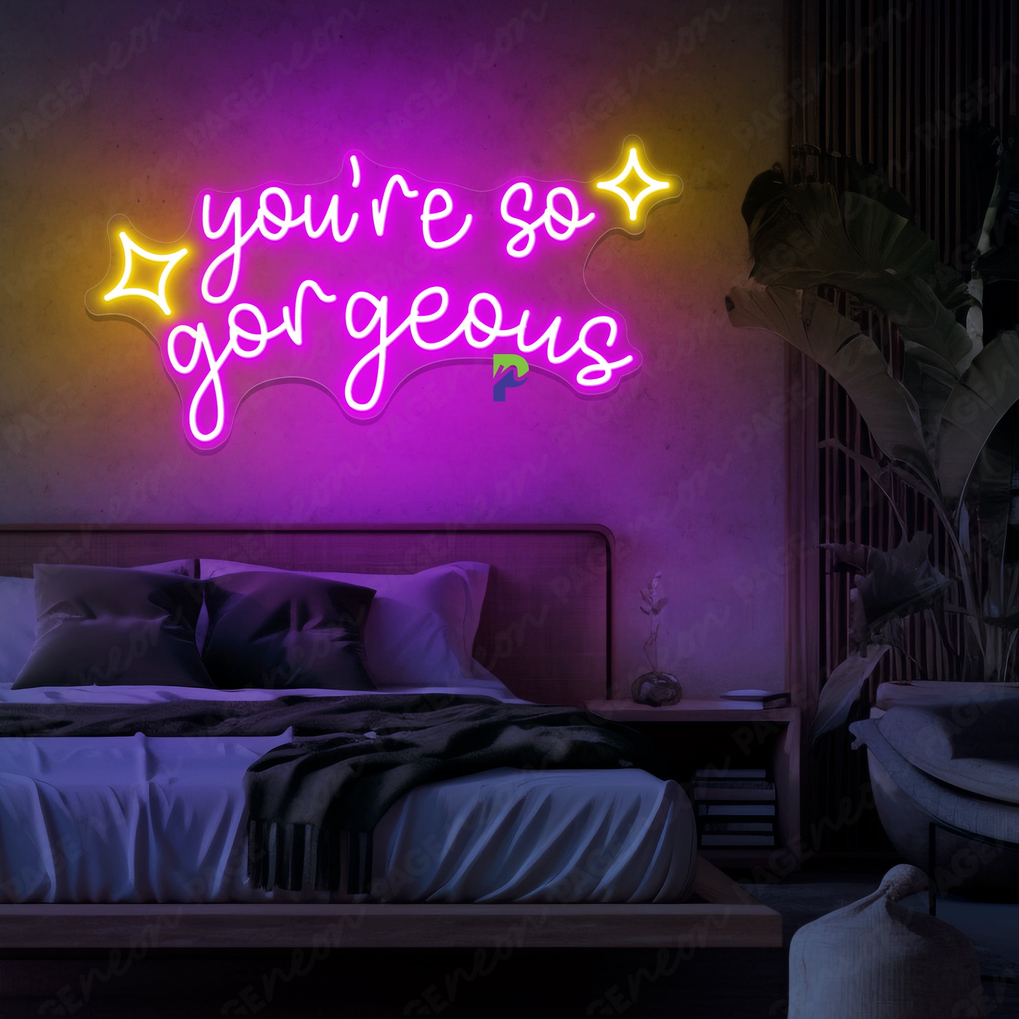 You're So Gorgeous Neon Sign Inspirational Led Light