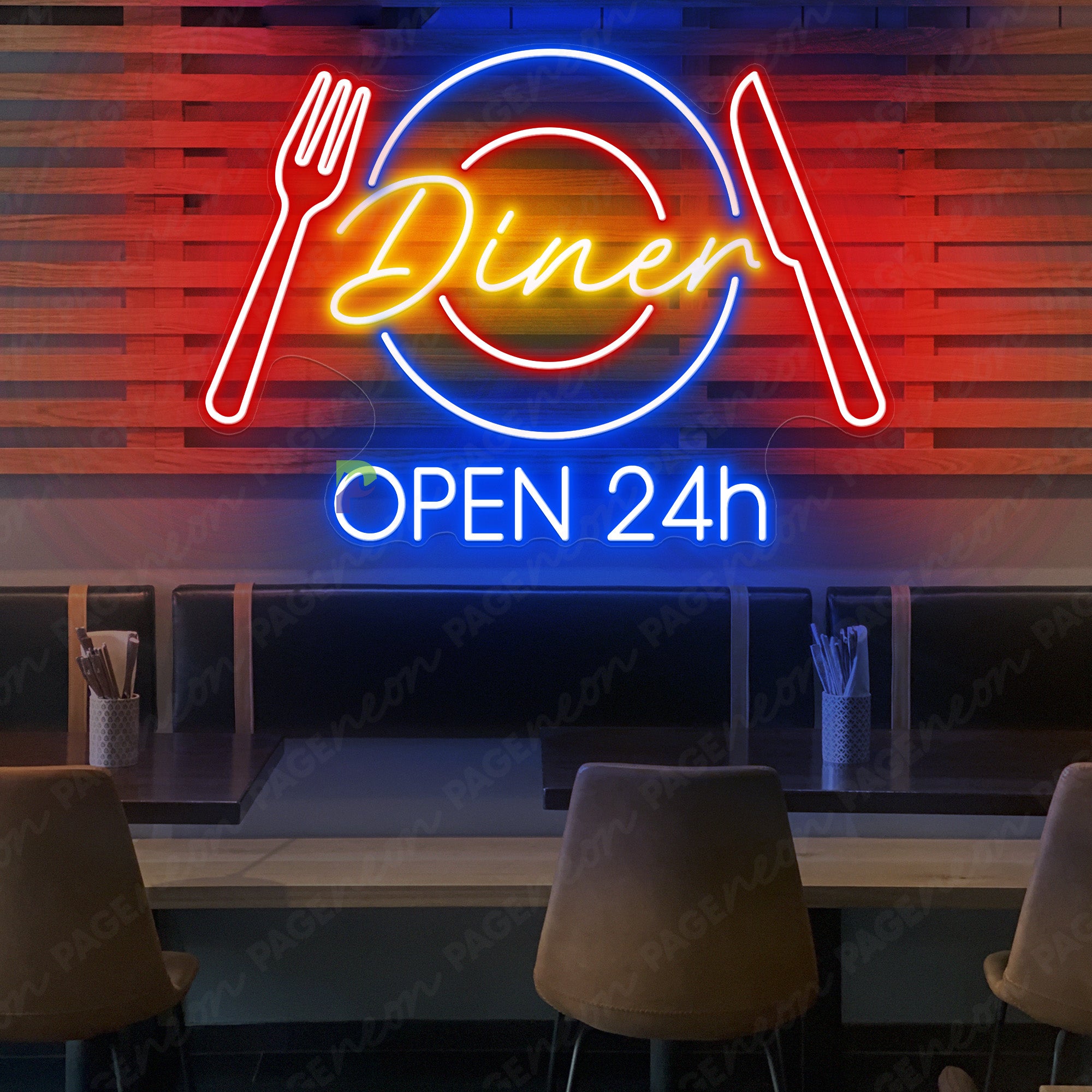 Neon Diner Sign Restaurant Led Light