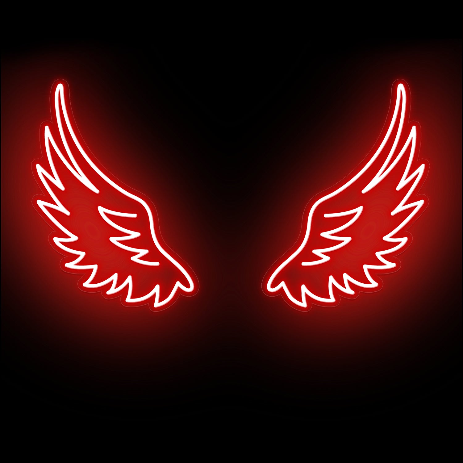 Følsom vigtig Variant Angel Wings Neon Sign White Led Light - PageNeon
