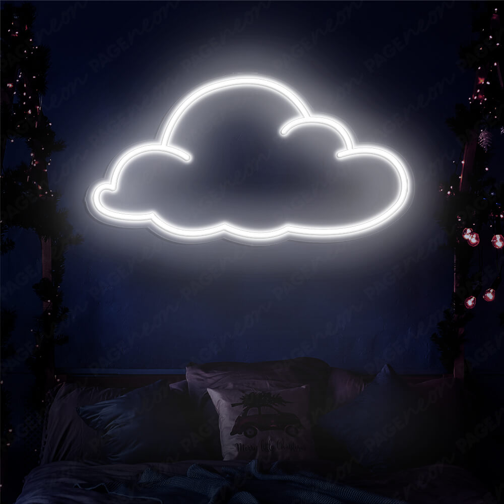 Cloud Neon Sign White Cloud Led Light