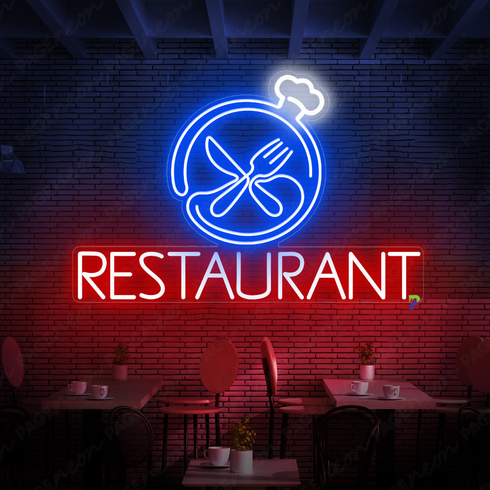 Neon Restaurant Sign Led Light Red