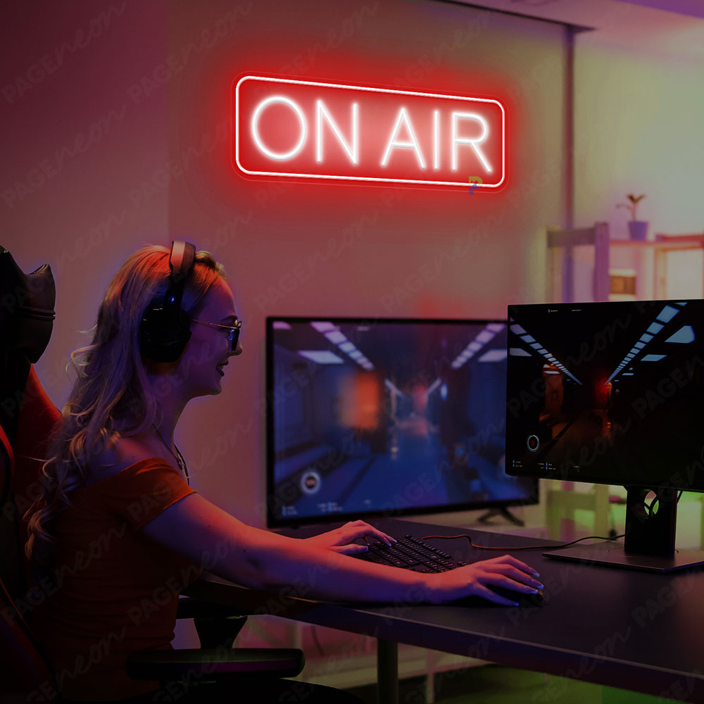 On Air Neon Sign Game Light Up Sign Streamer