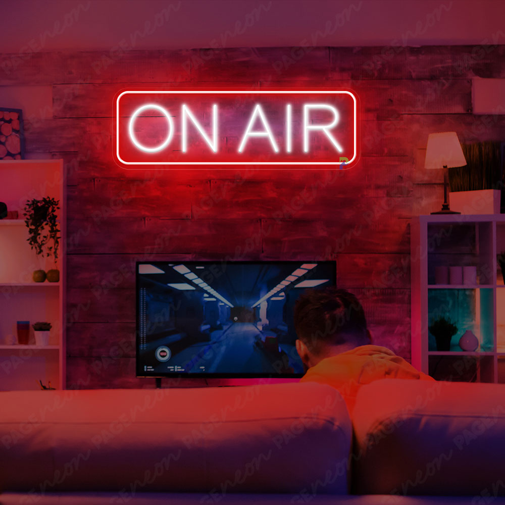 On Air Neon Sign Video Game Light Up Sign