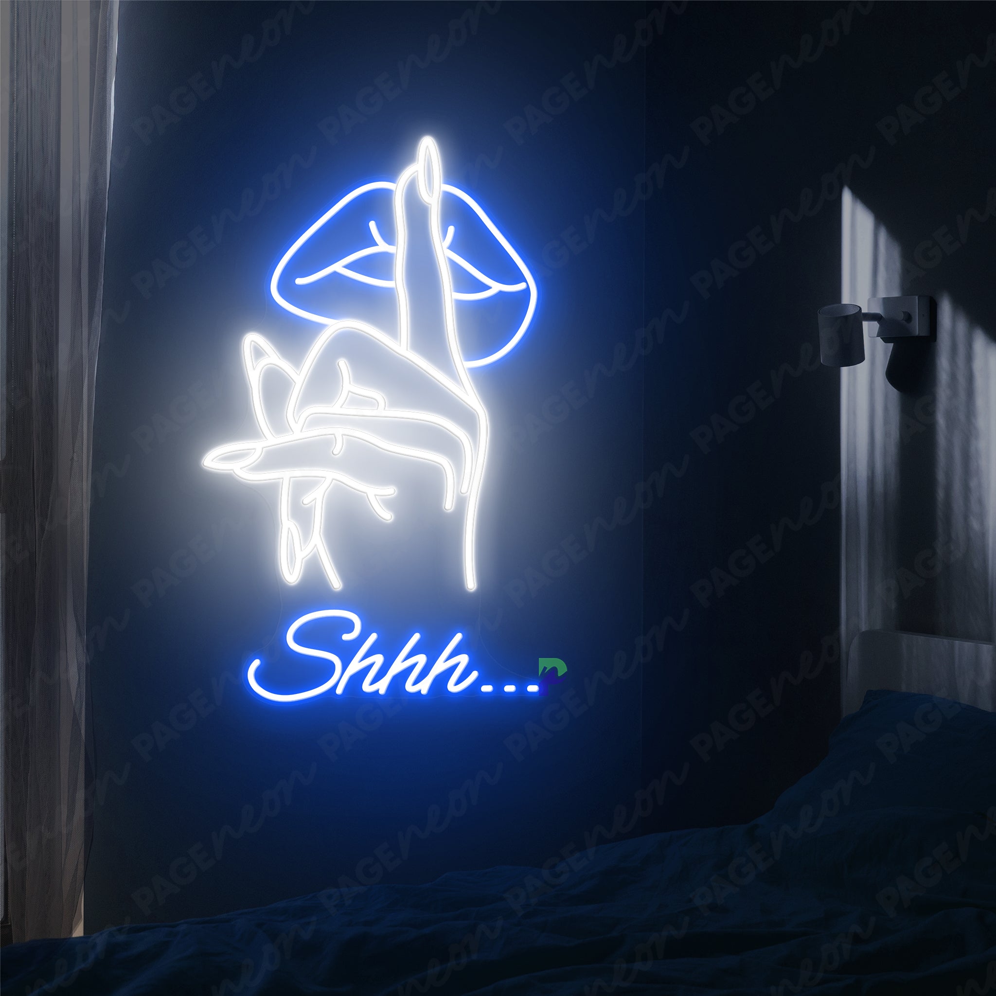 Shhh Neon Sign Man Cave Led Sign