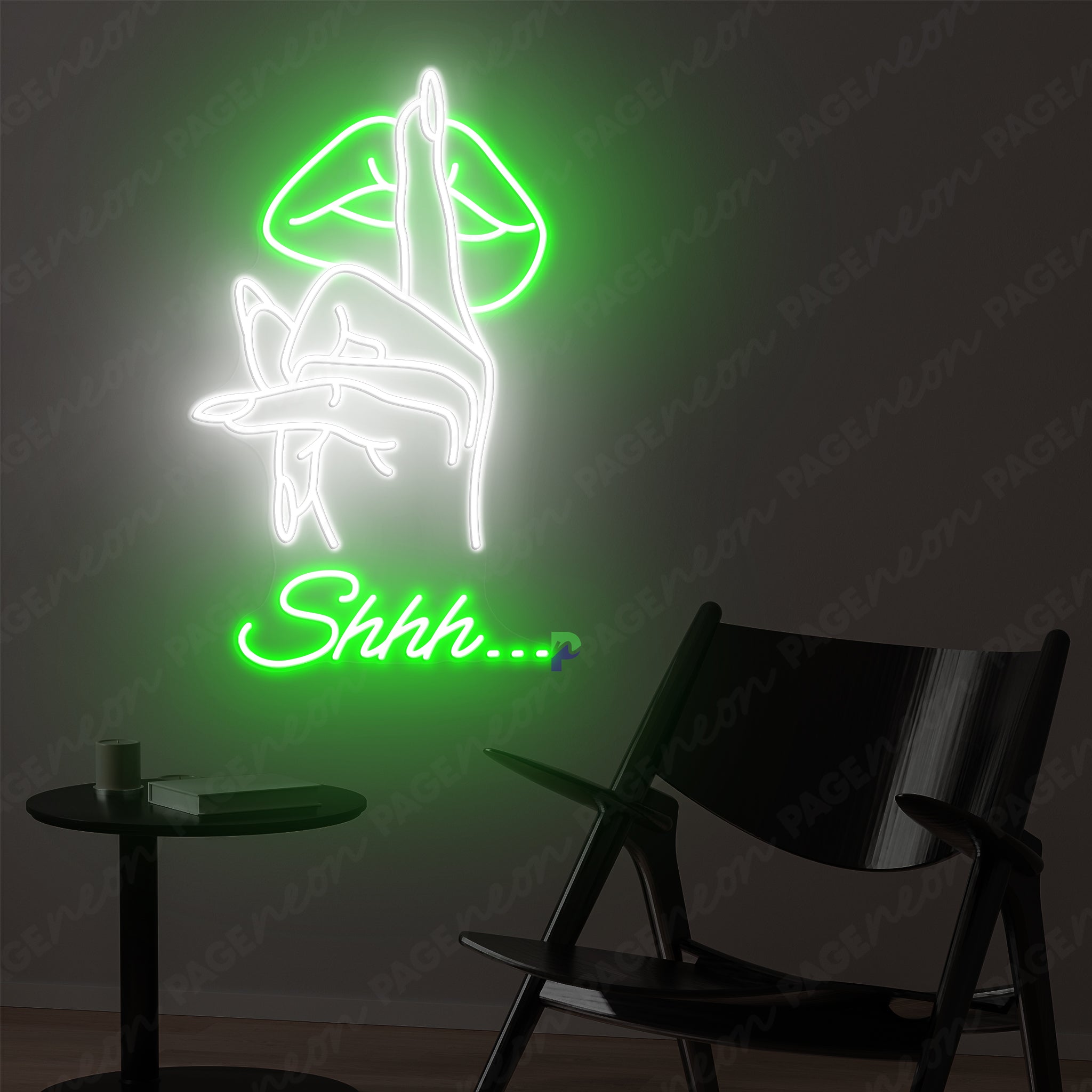 Shhh Neon Sign Man Cave Led Sign