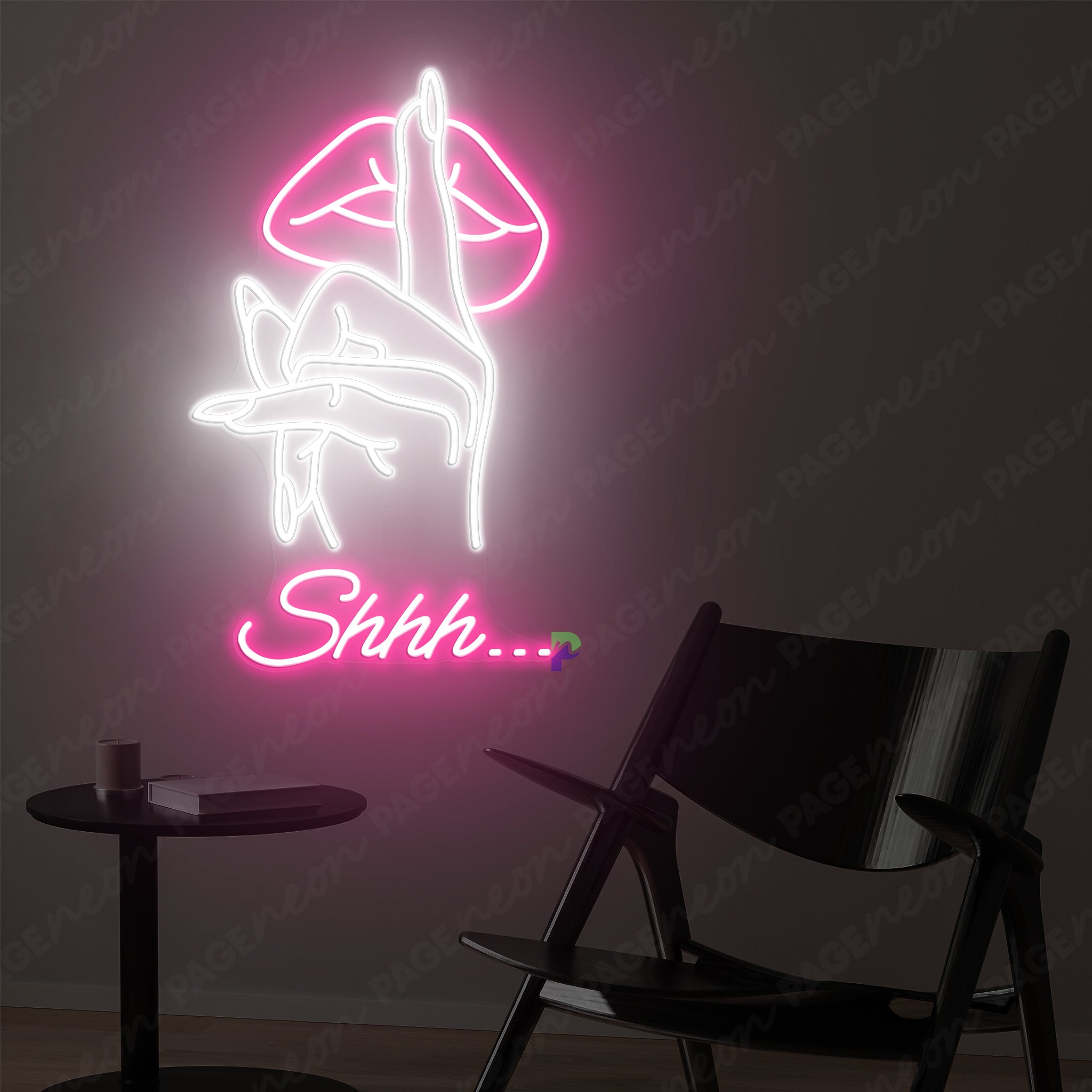 Shhh Neon Sign Man Cave Led Sign