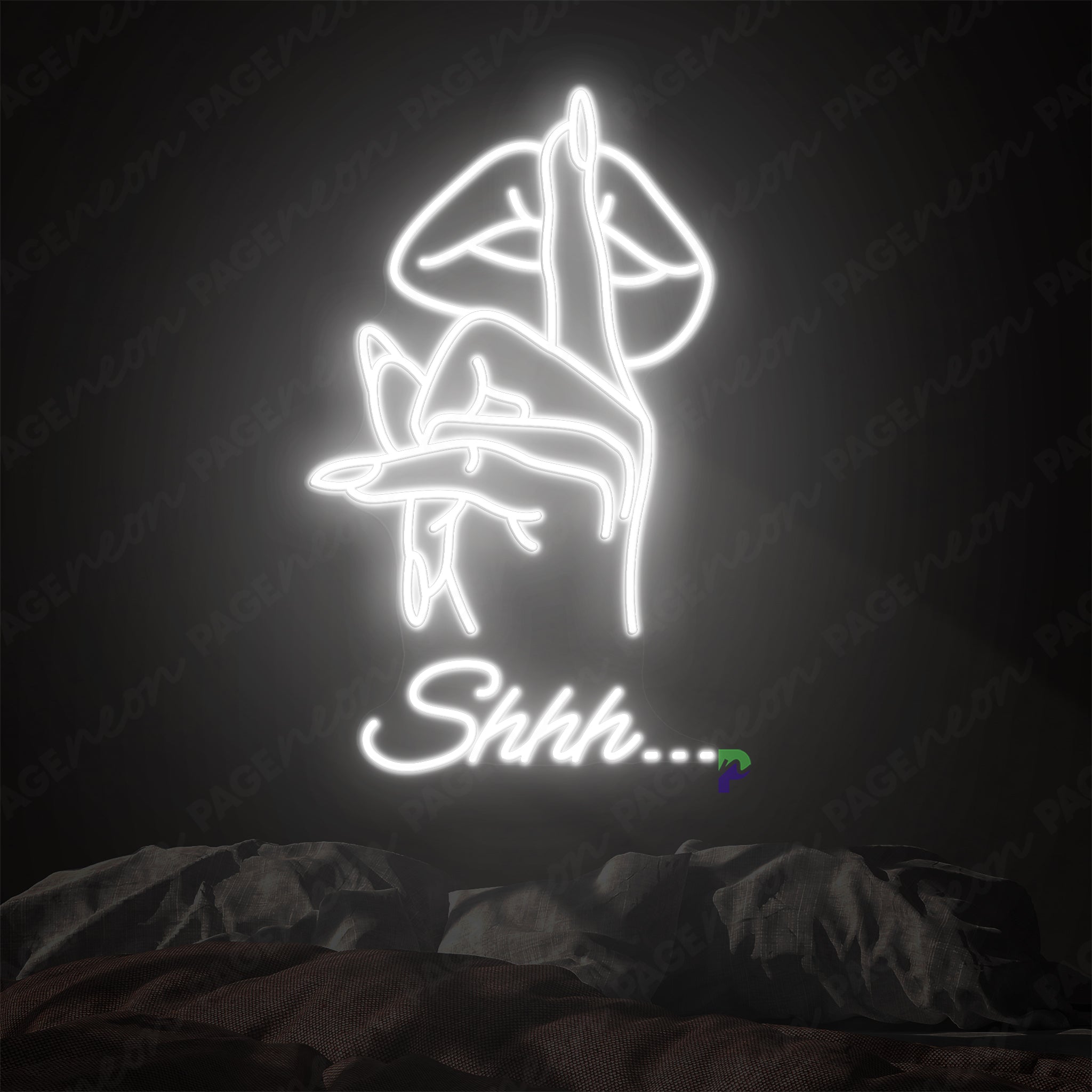 Shhh Neon Sign Man Cave Led Sign
