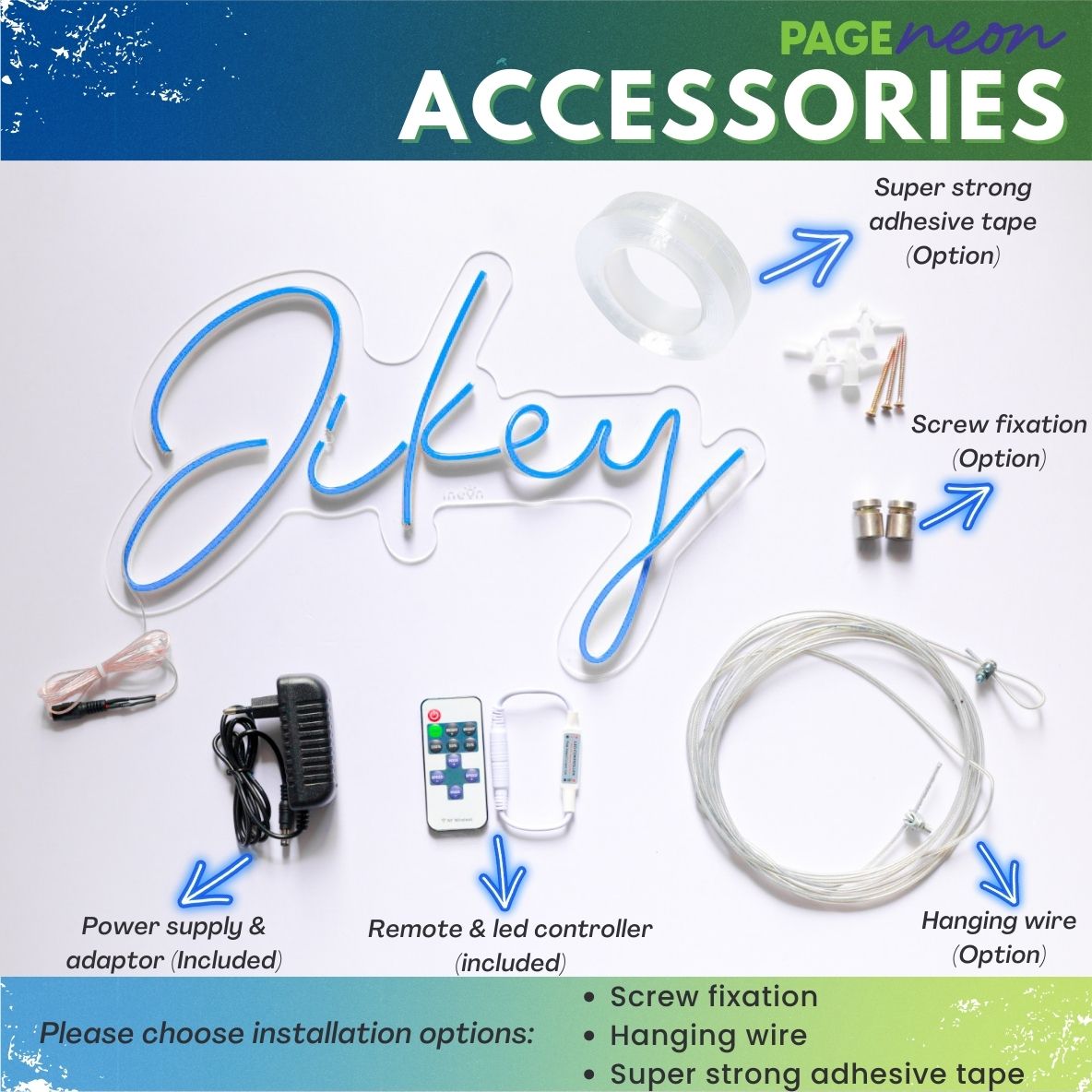 neon sign accessories PageNeon