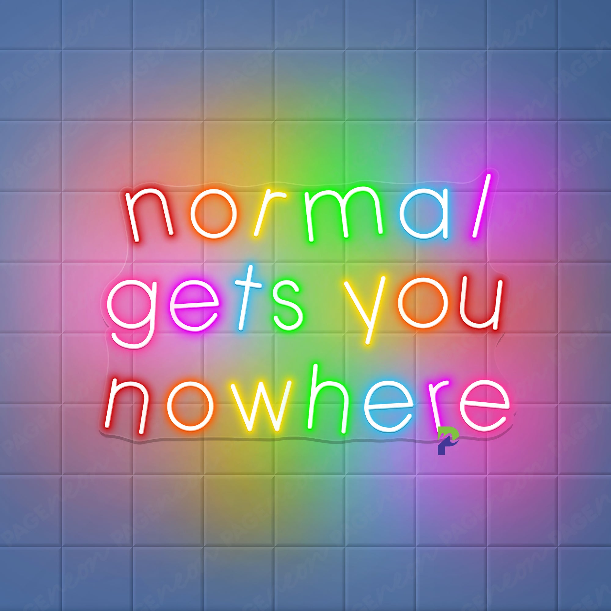 Normal Gets You Nowhere Neon Sign Inspirational Led Light