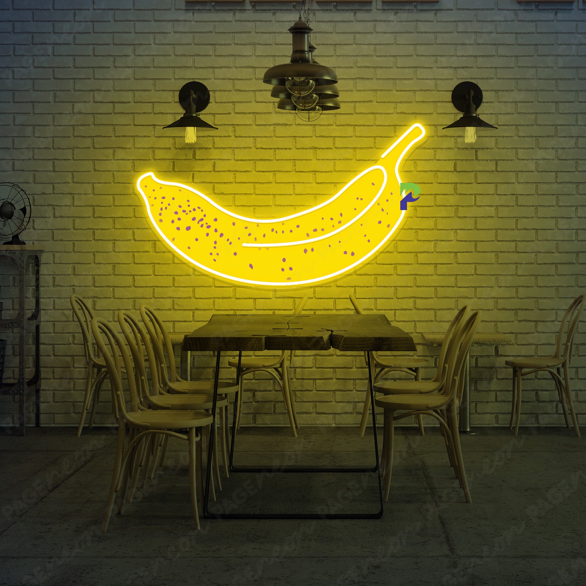 Banana Neon Sign Fruit Led Food Neon Light