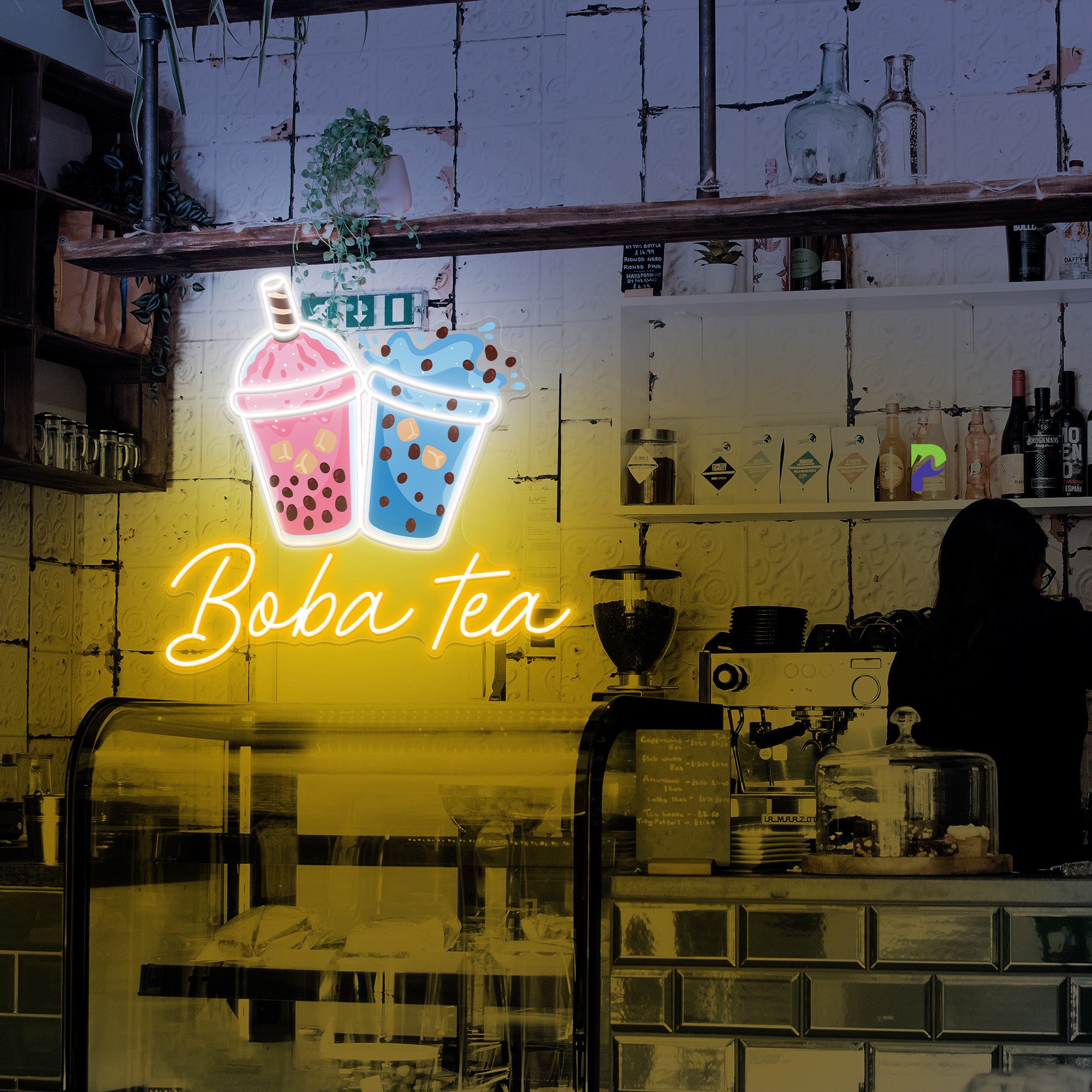 Boba Neon Sign Bubble Tea Led Light - PageNeon