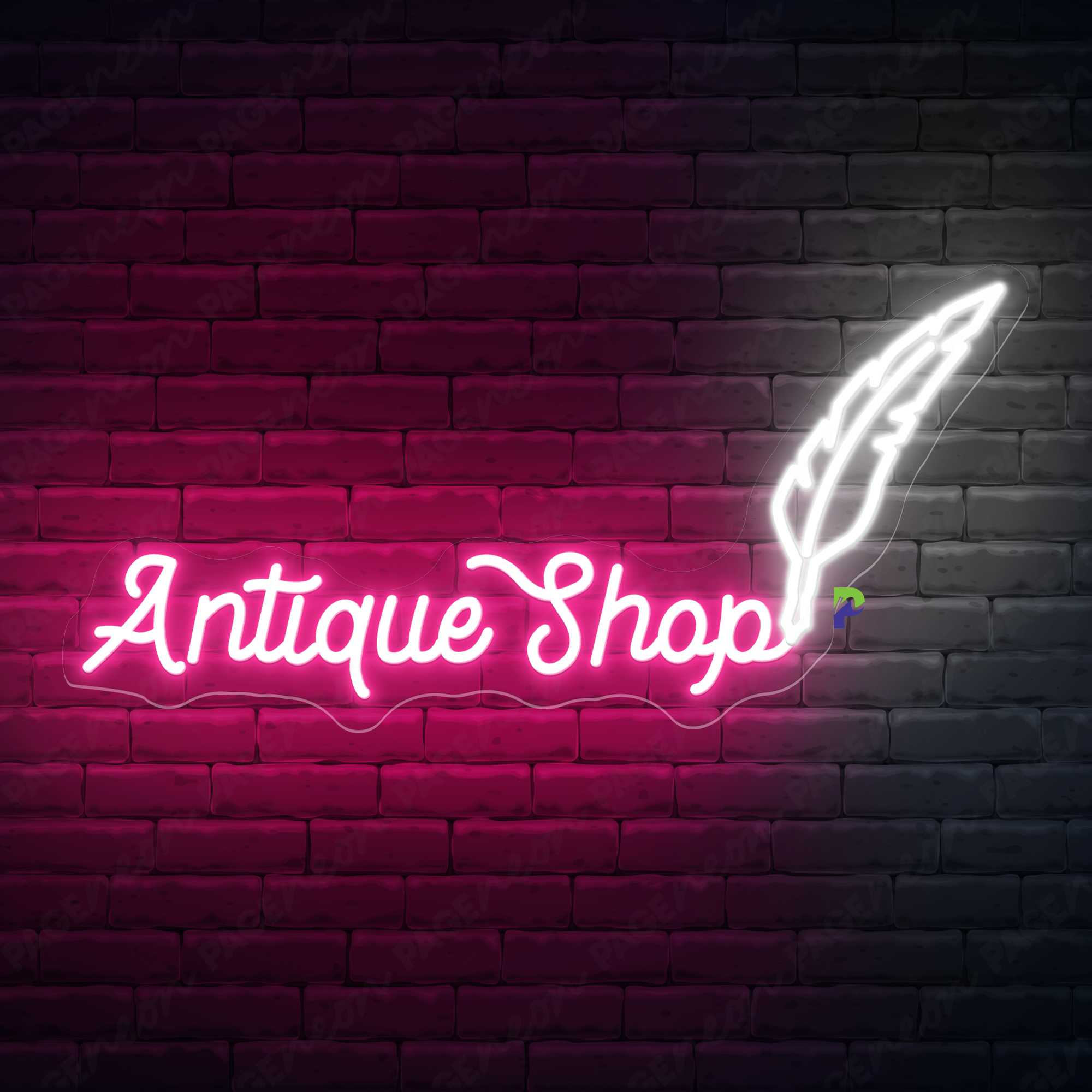 Antique Shop Neon Signs Business Custom Led Light