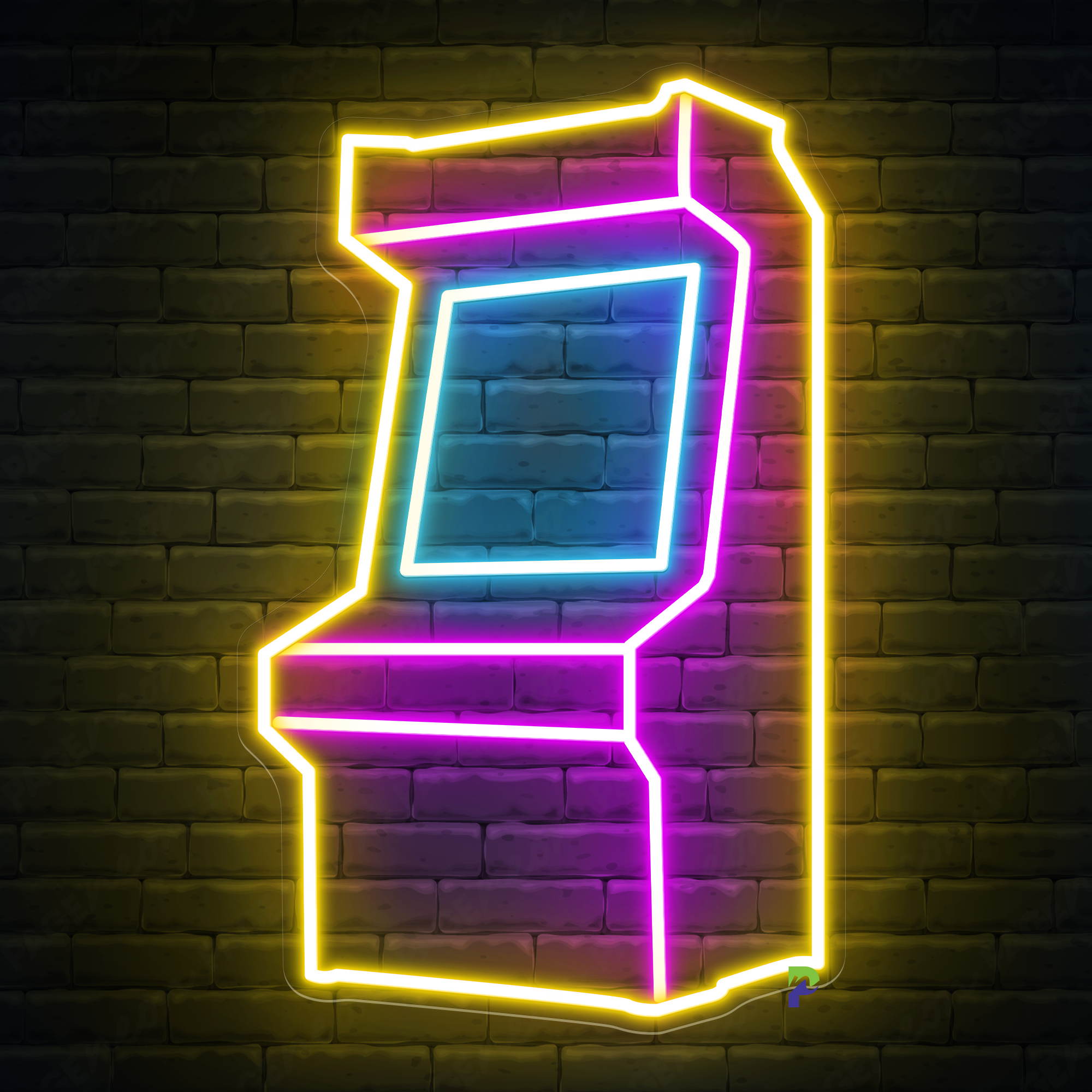 Arcade Cabinet Neon Signs Game Led Light