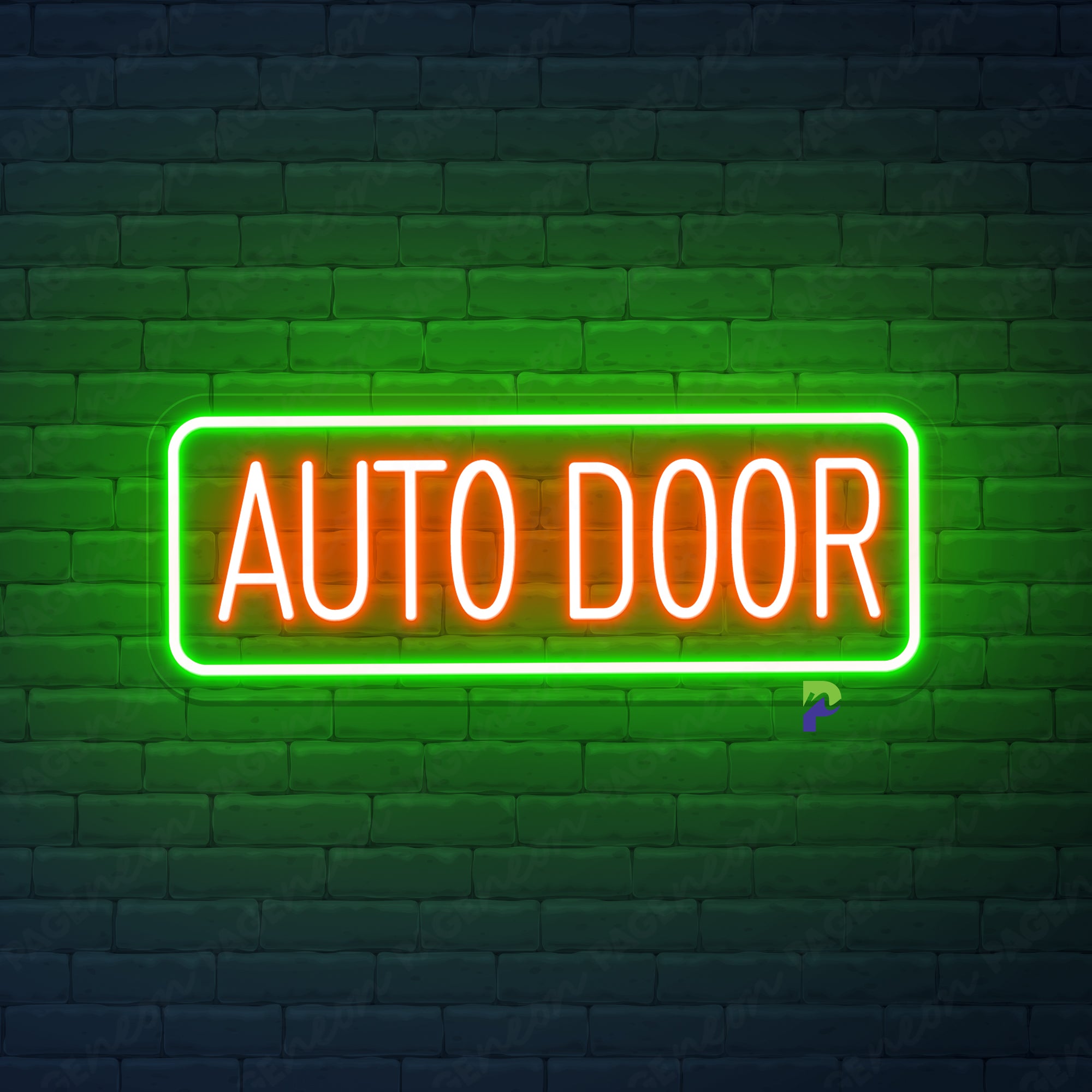 Auto Door Neon Signs Business Led Light