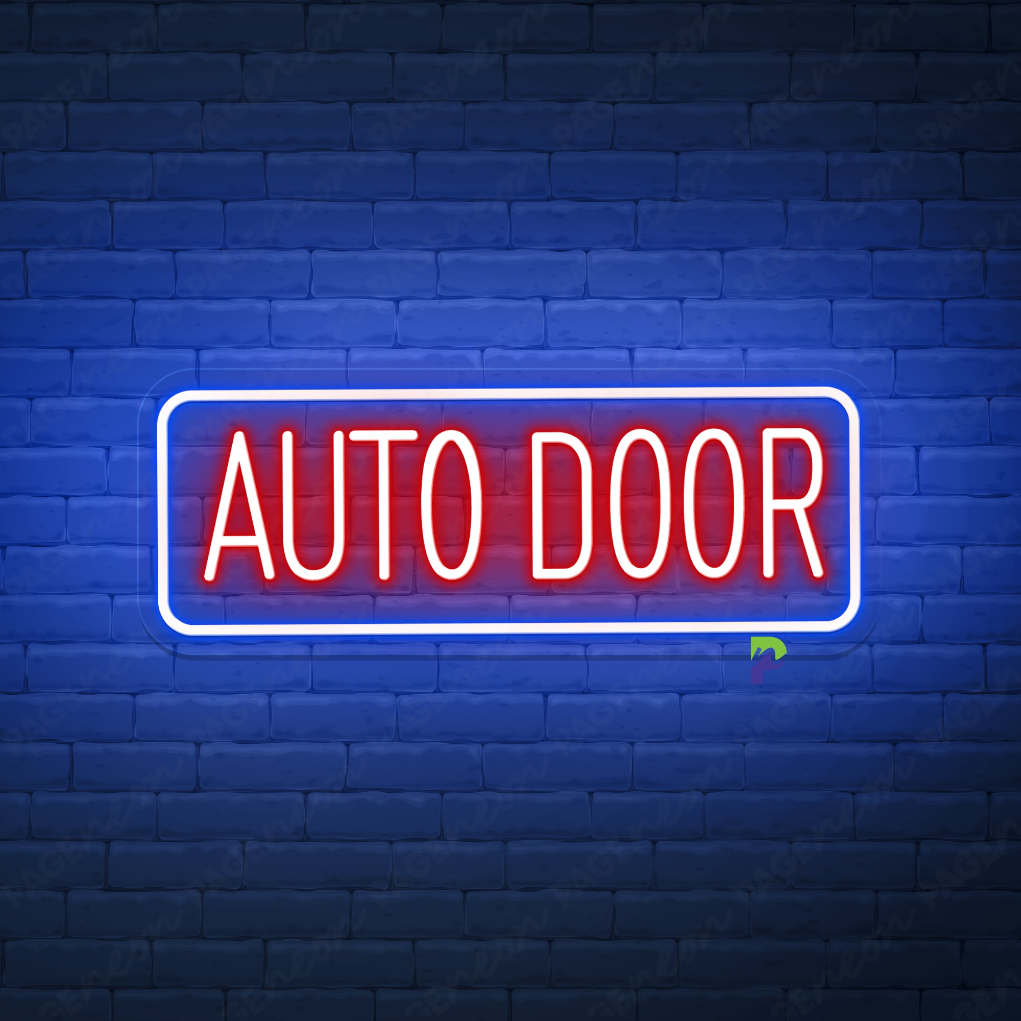 Auto Door Neon Signs Business Led Light