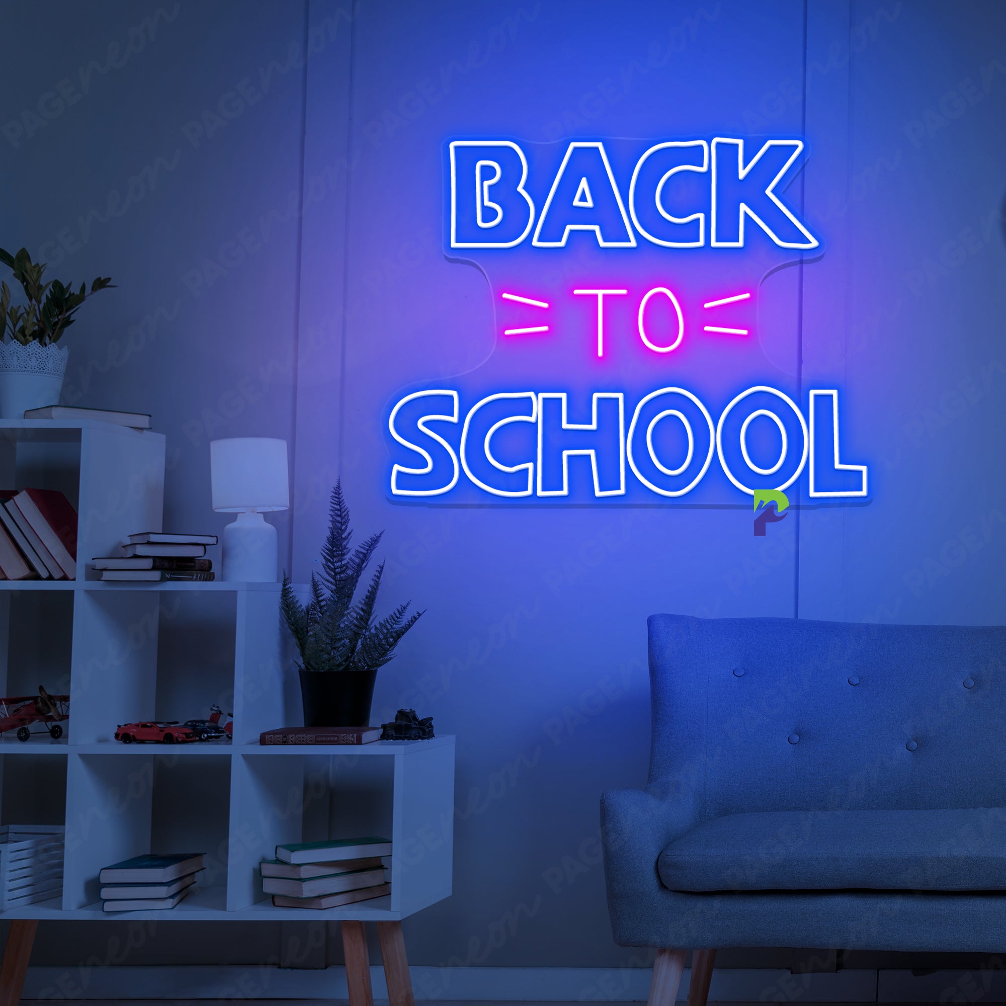 Back To School Neon Sign Simple Led Light