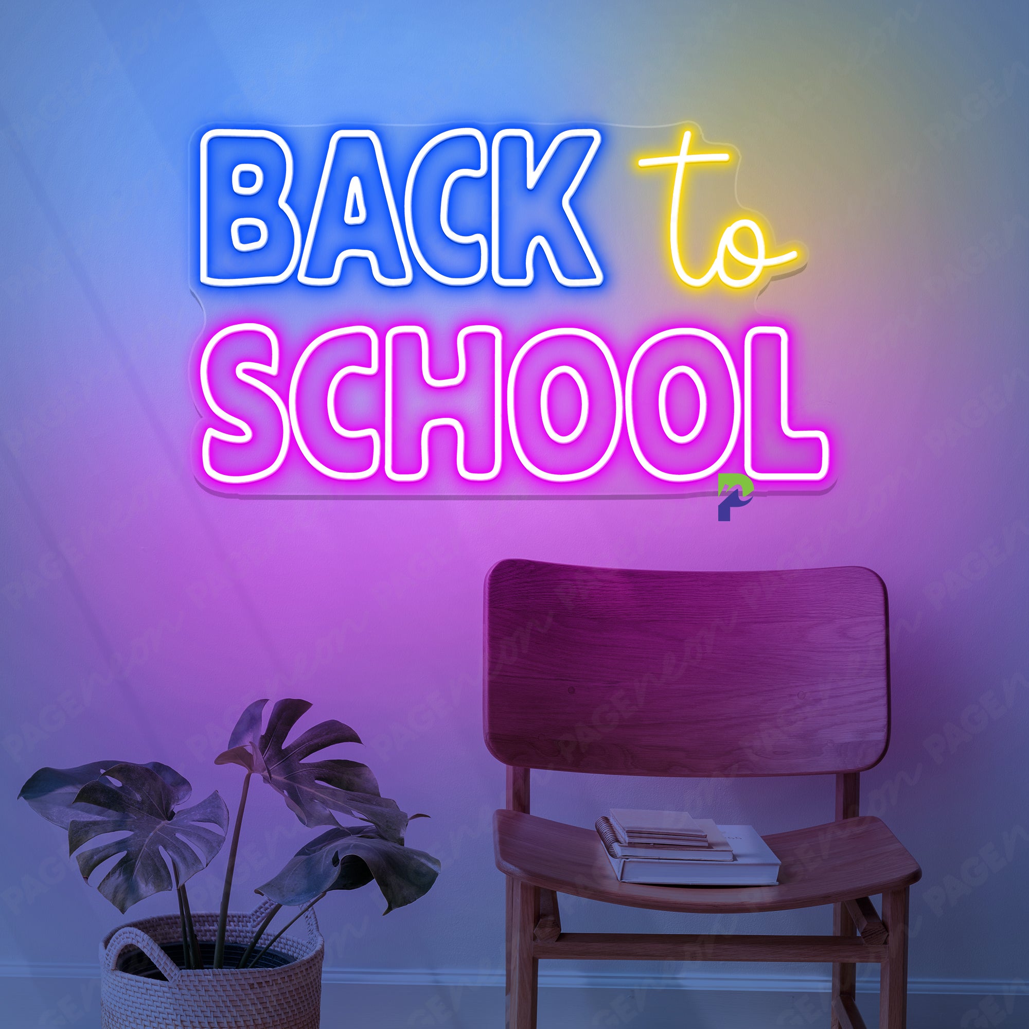 Back To School Neon Sign Welcome Back Led Light