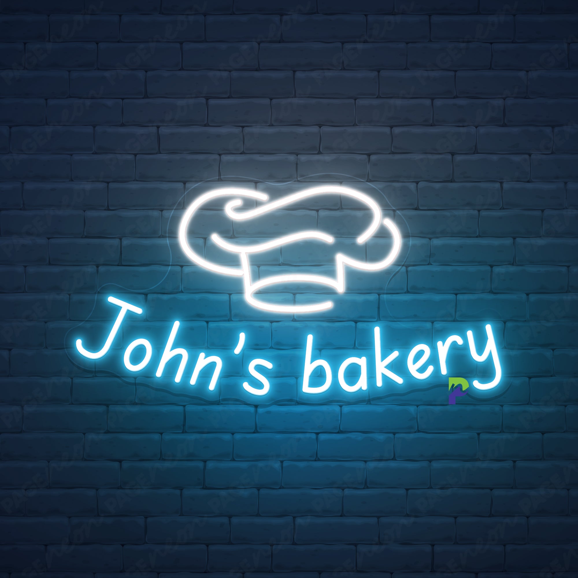 Bakery Neon Sign Custom Name Led Light