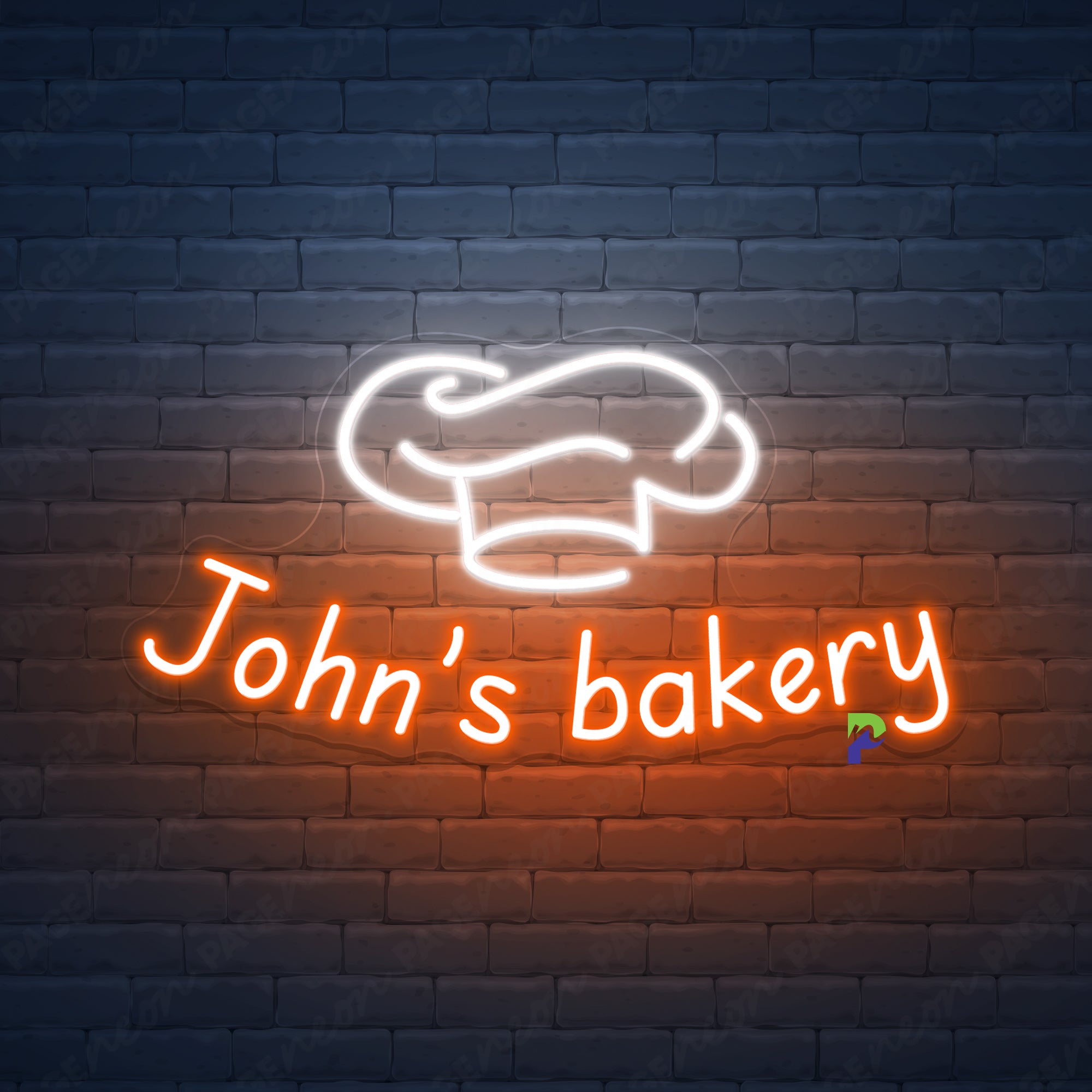 Bakery Neon Sign Custom Name Led Light