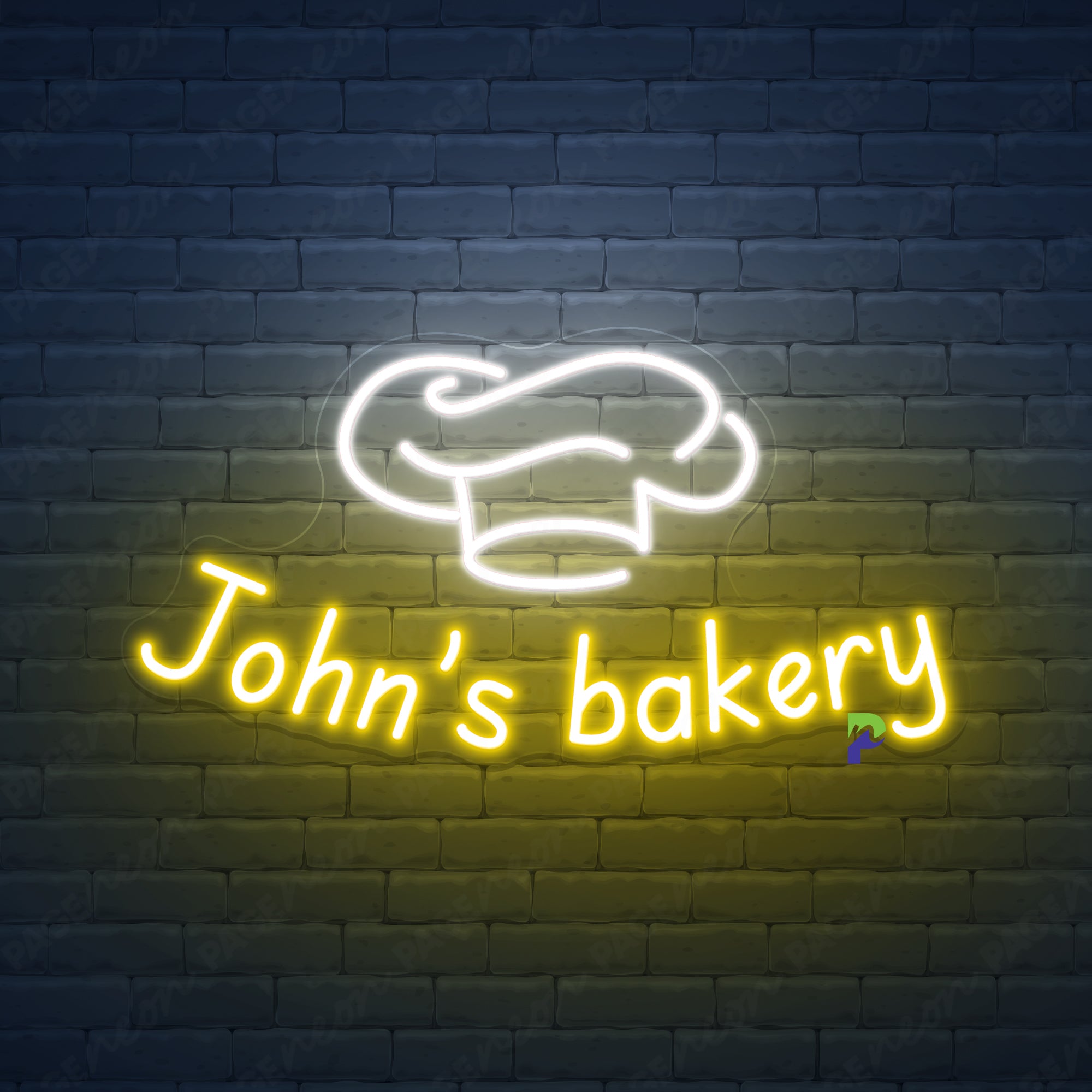 Bakery Neon Sign Custom Name Led Light